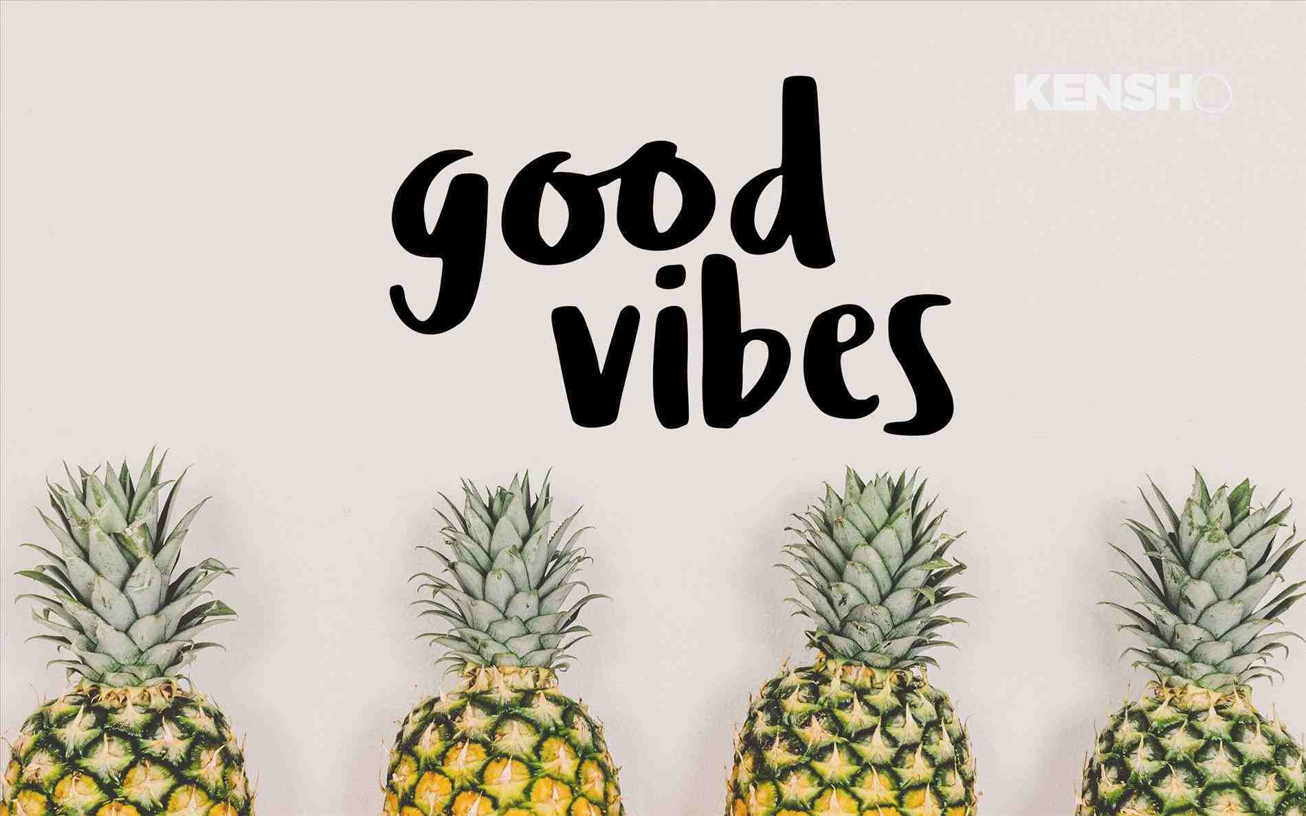 Pineapple Good Vibes Desktop , HD Wallpaper & Backgrounds