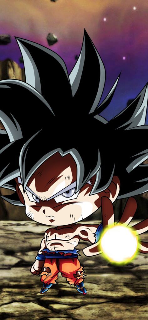 Goku Ultra Instinto Chibi , HD Wallpaper & Backgrounds
