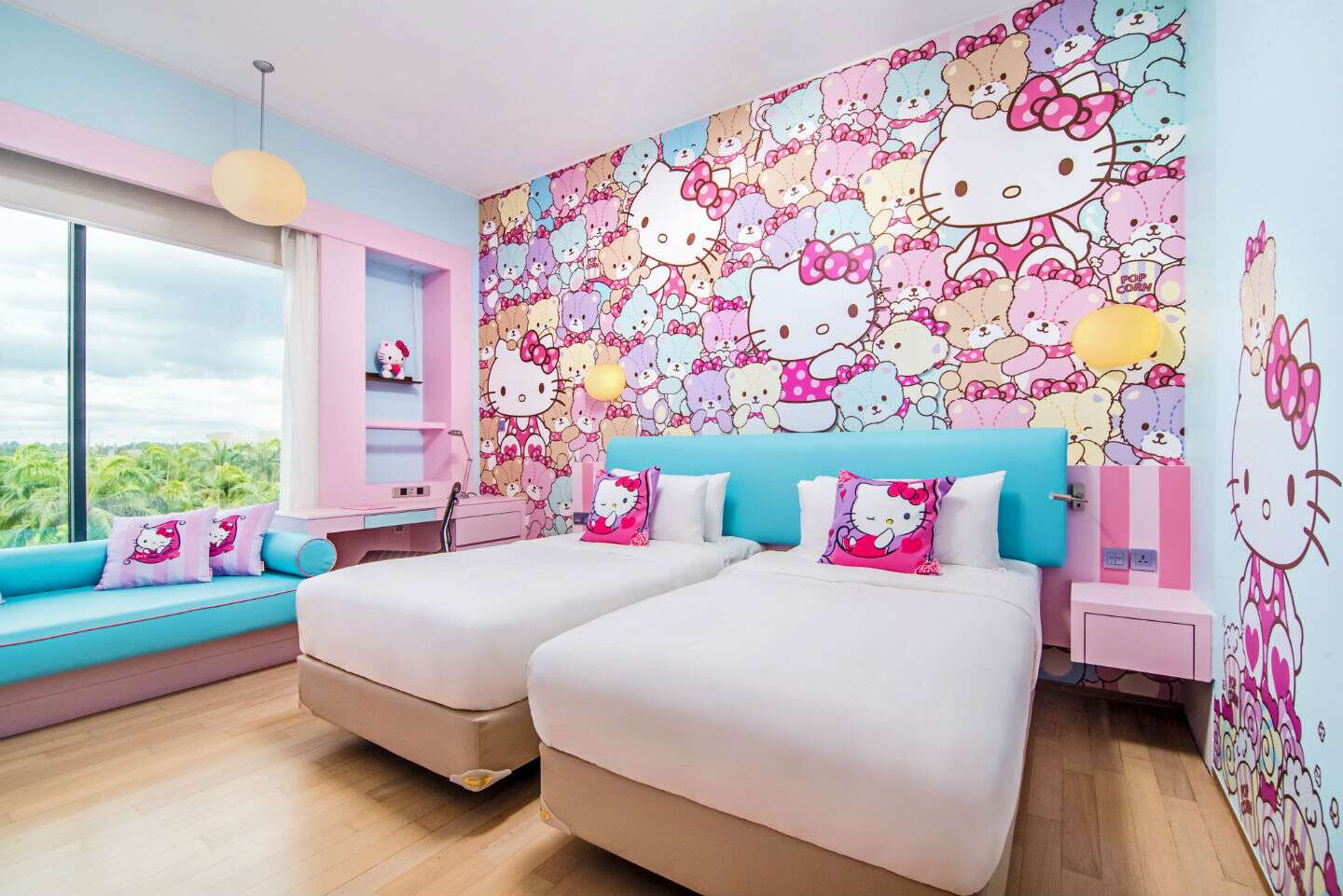 Hello Kitty Town Hotel , HD Wallpaper & Backgrounds