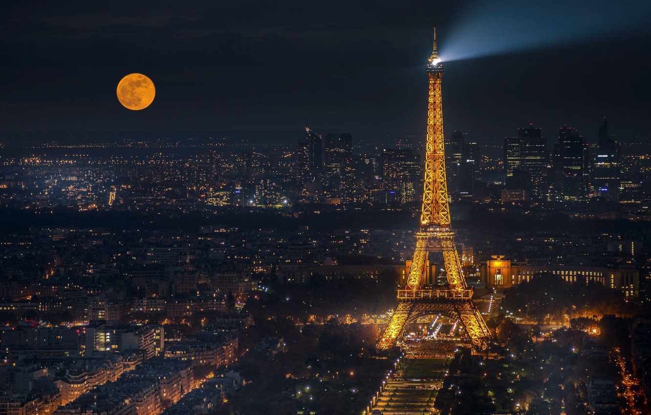 Torre Eiffel A Noite , HD Wallpaper & Backgrounds