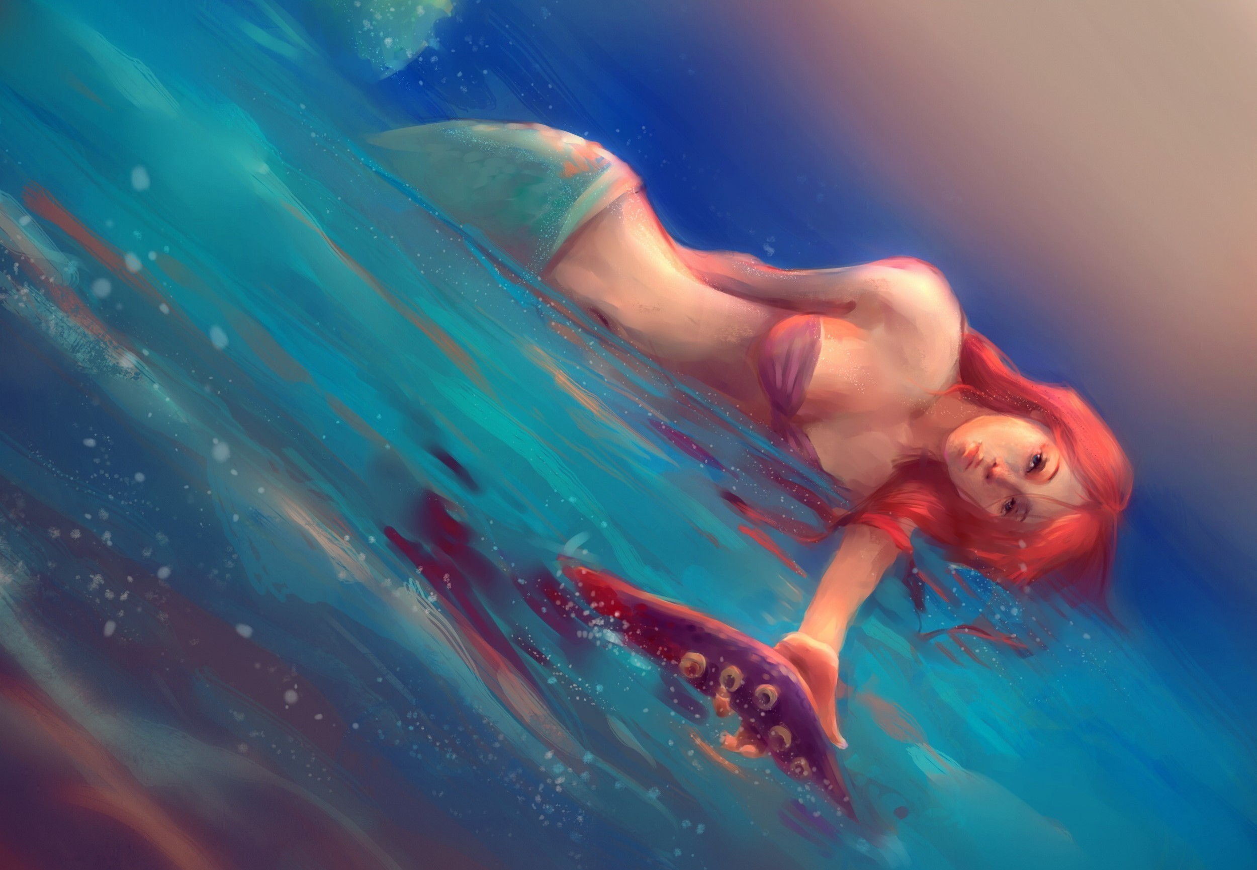 Hd Mermaid , HD Wallpaper & Backgrounds