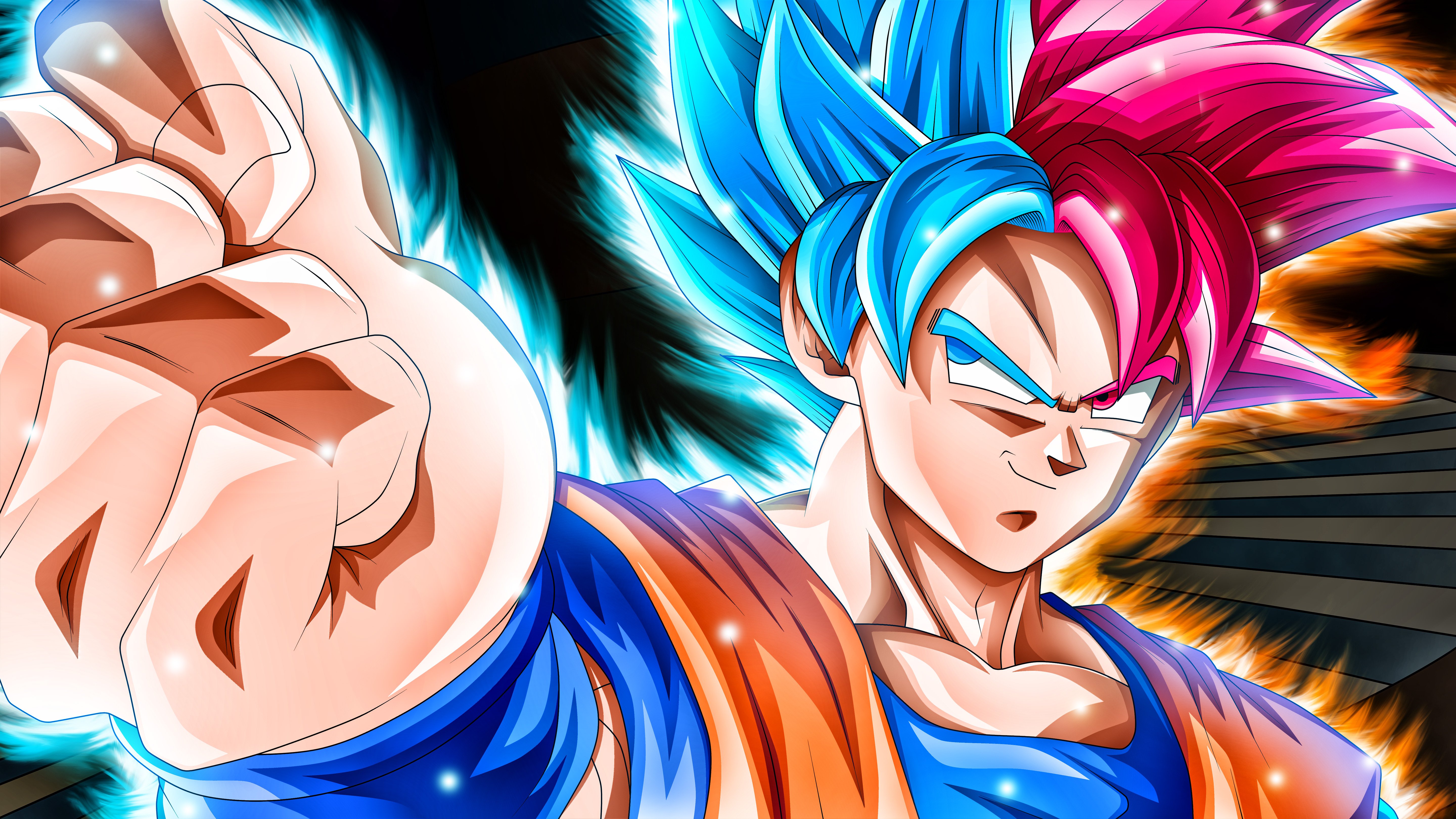 Goku Super Saiyan Blue God , HD Wallpaper & Backgrounds