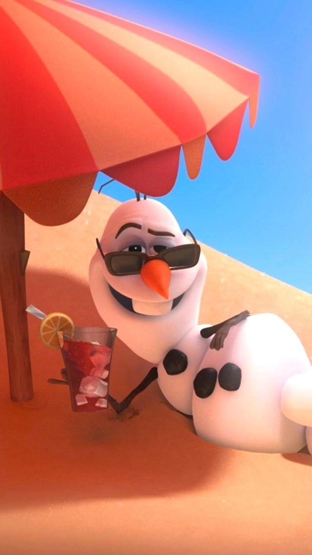 Beach Olaf In Summer , HD Wallpaper & Backgrounds