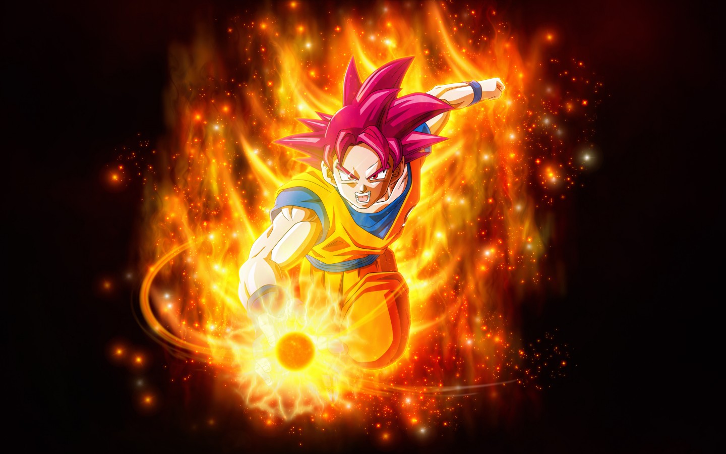 Goku Super Saiyan God , HD Wallpaper & Backgrounds