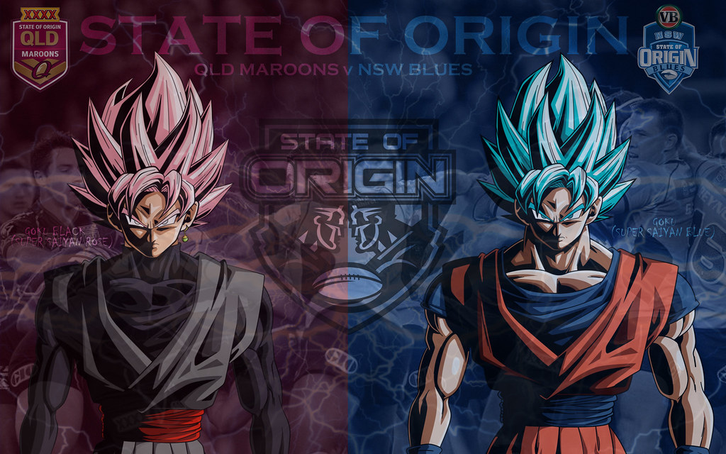 Goku Blue Vs Goku Black Rose , HD Wallpaper & Backgrounds