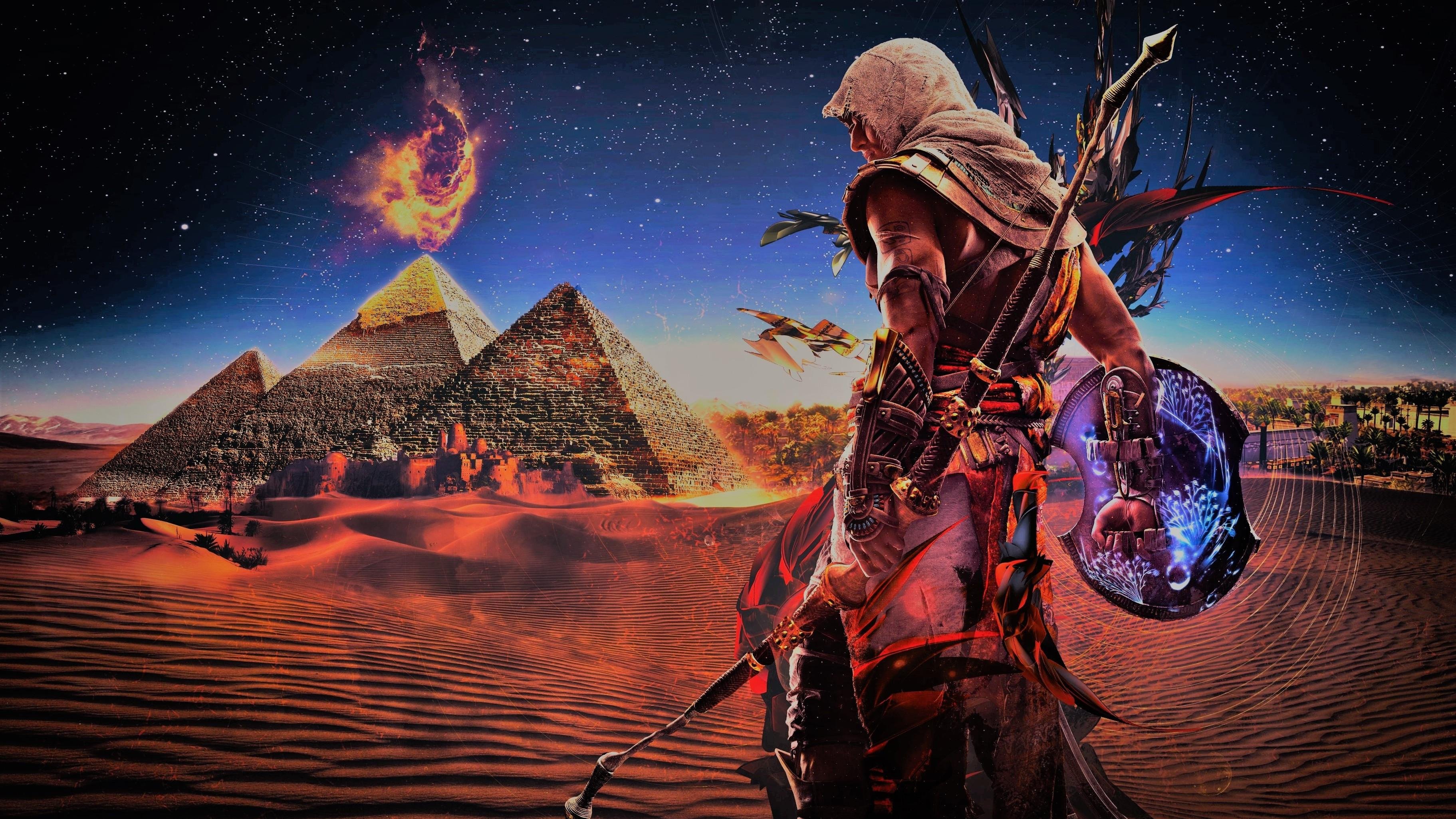 Assassins Creed Origins Wallpaper 4k , HD Wallpaper & Backgrounds