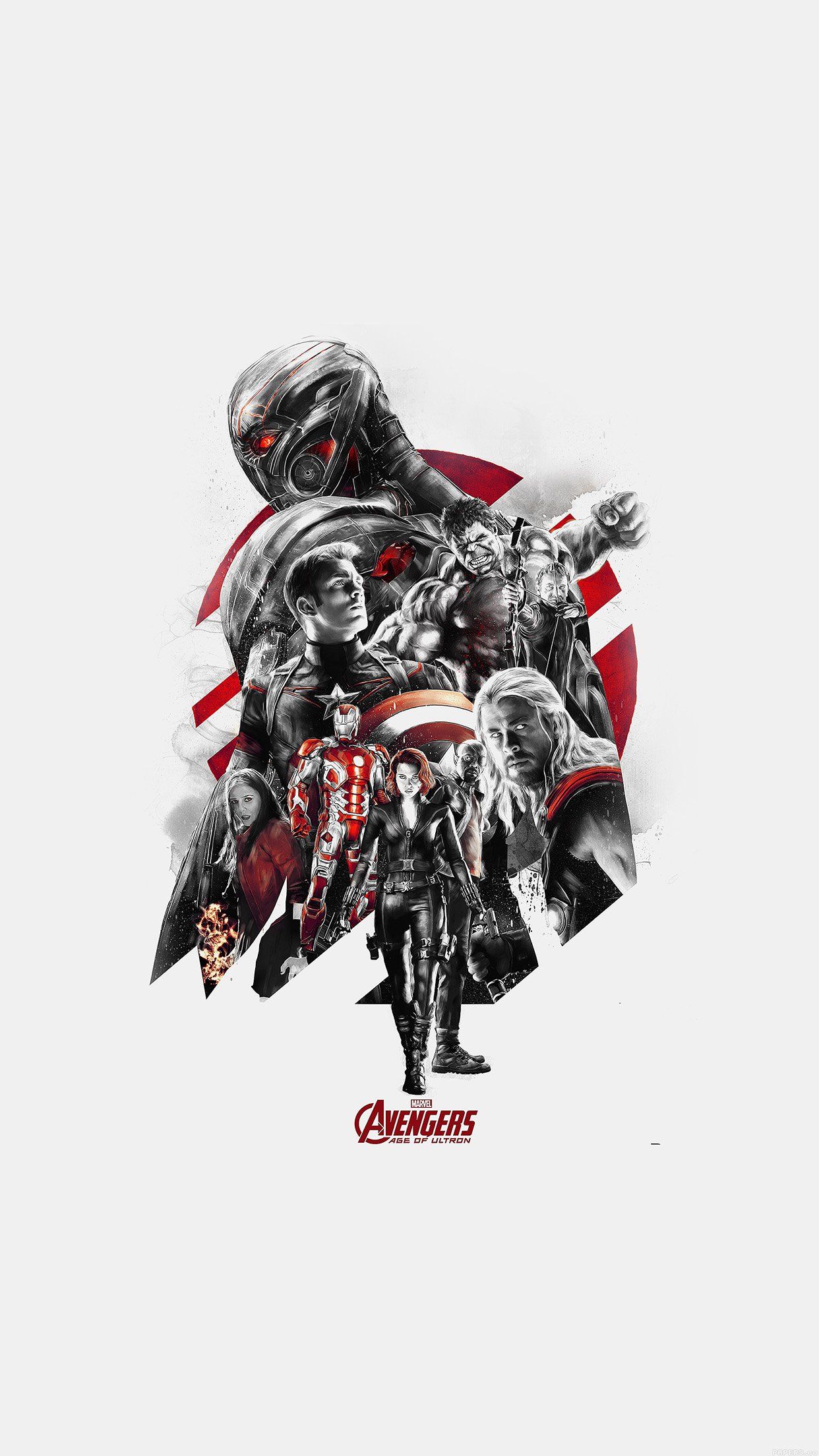 Avengers Age Of Ultron Poster Art , HD Wallpaper & Backgrounds