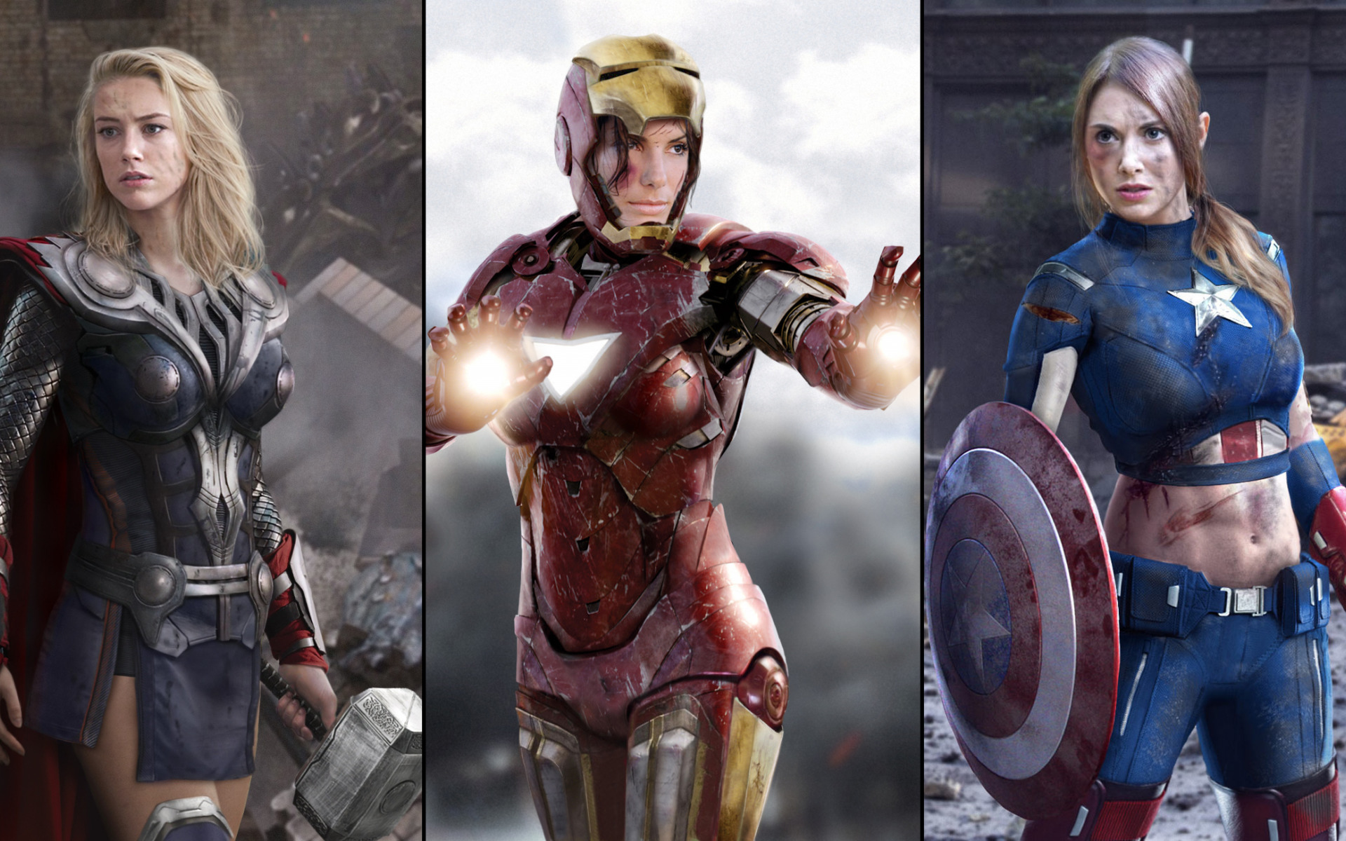Super Hero Girls Marvel , HD Wallpaper & Backgrounds