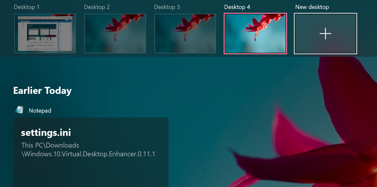 Windows 10 Virtual Desktop Different , HD Wallpaper & Backgrounds