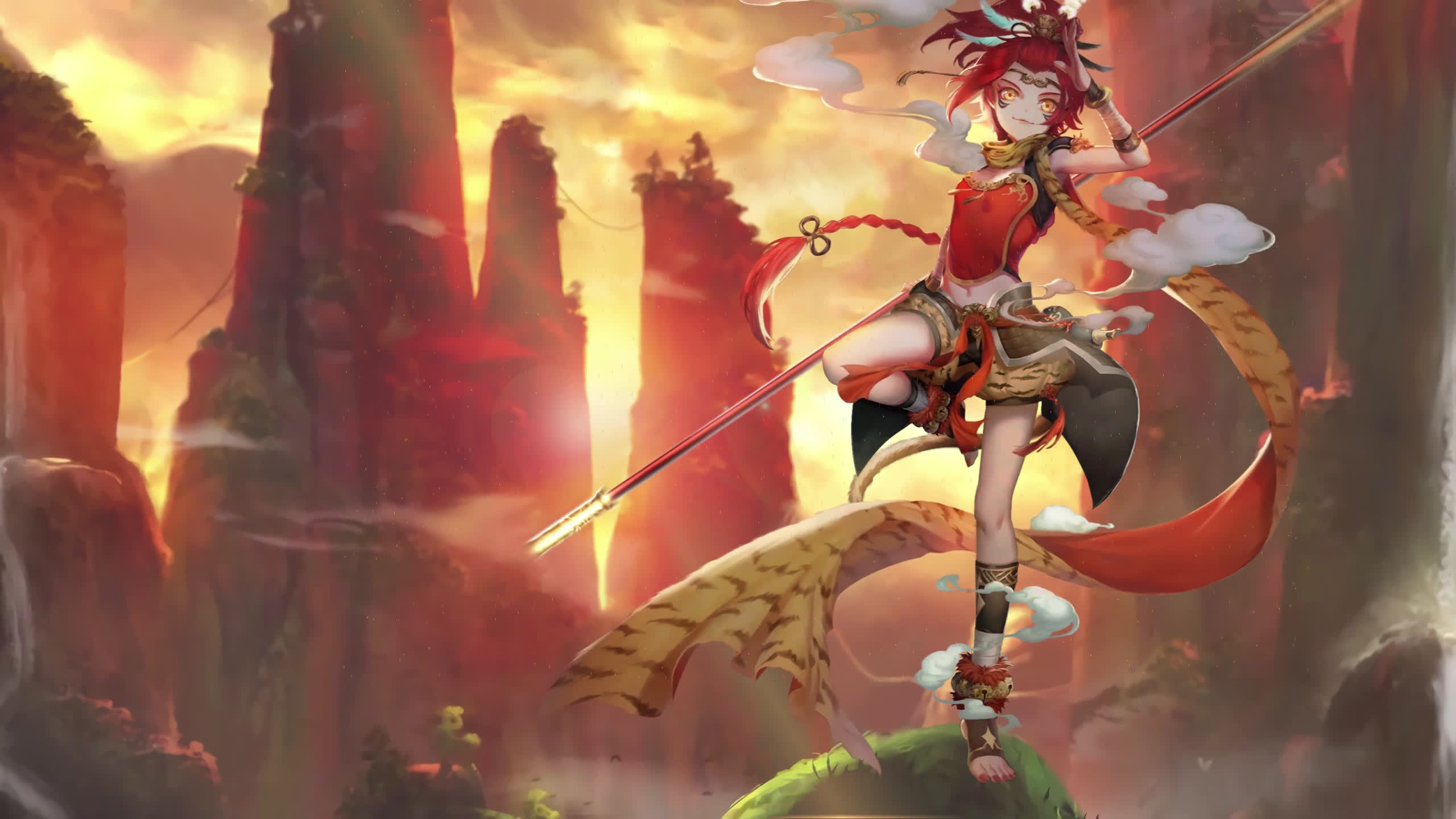 Anime Girl Warrior Wallpaper Hd , HD Wallpaper & Backgrounds