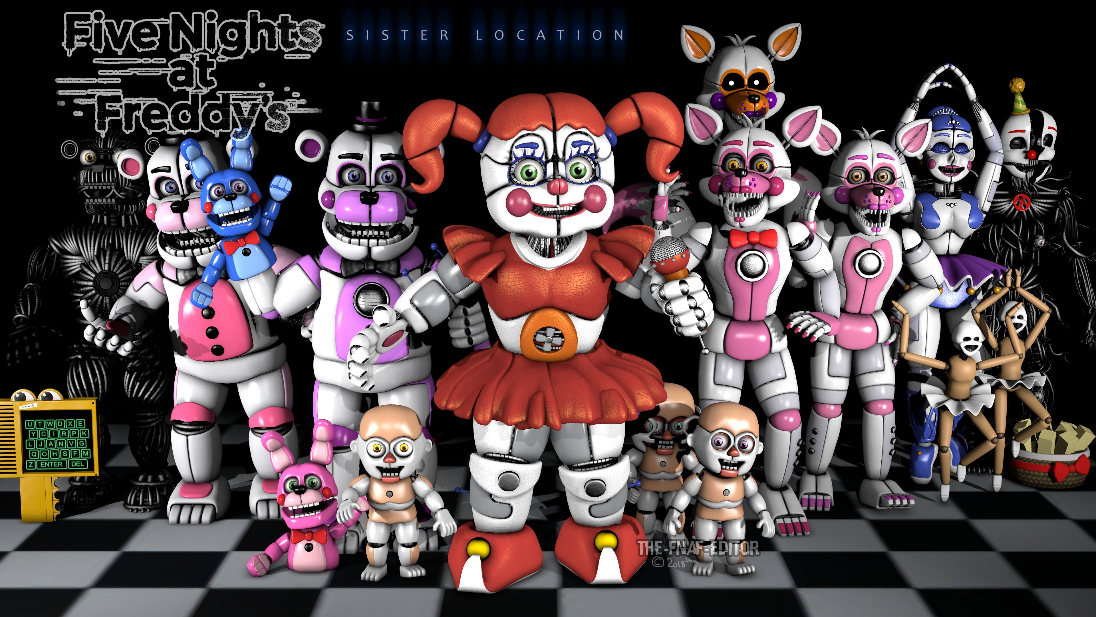 Five Nights At Freddy S Sister Location Five Nights At Freddy S 2 Five ...