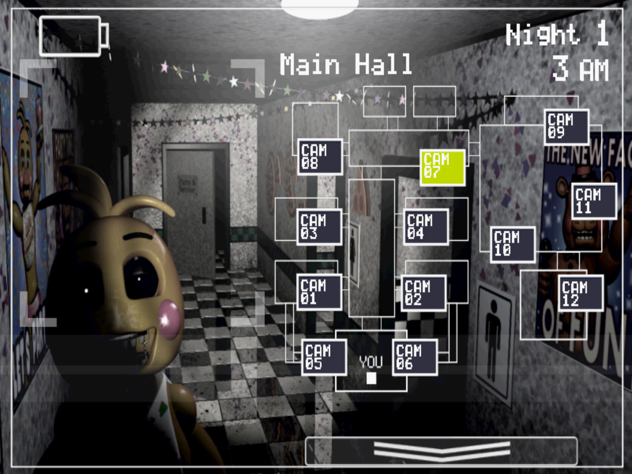 Toy Chica Main Hall , HD Wallpaper & Backgrounds
