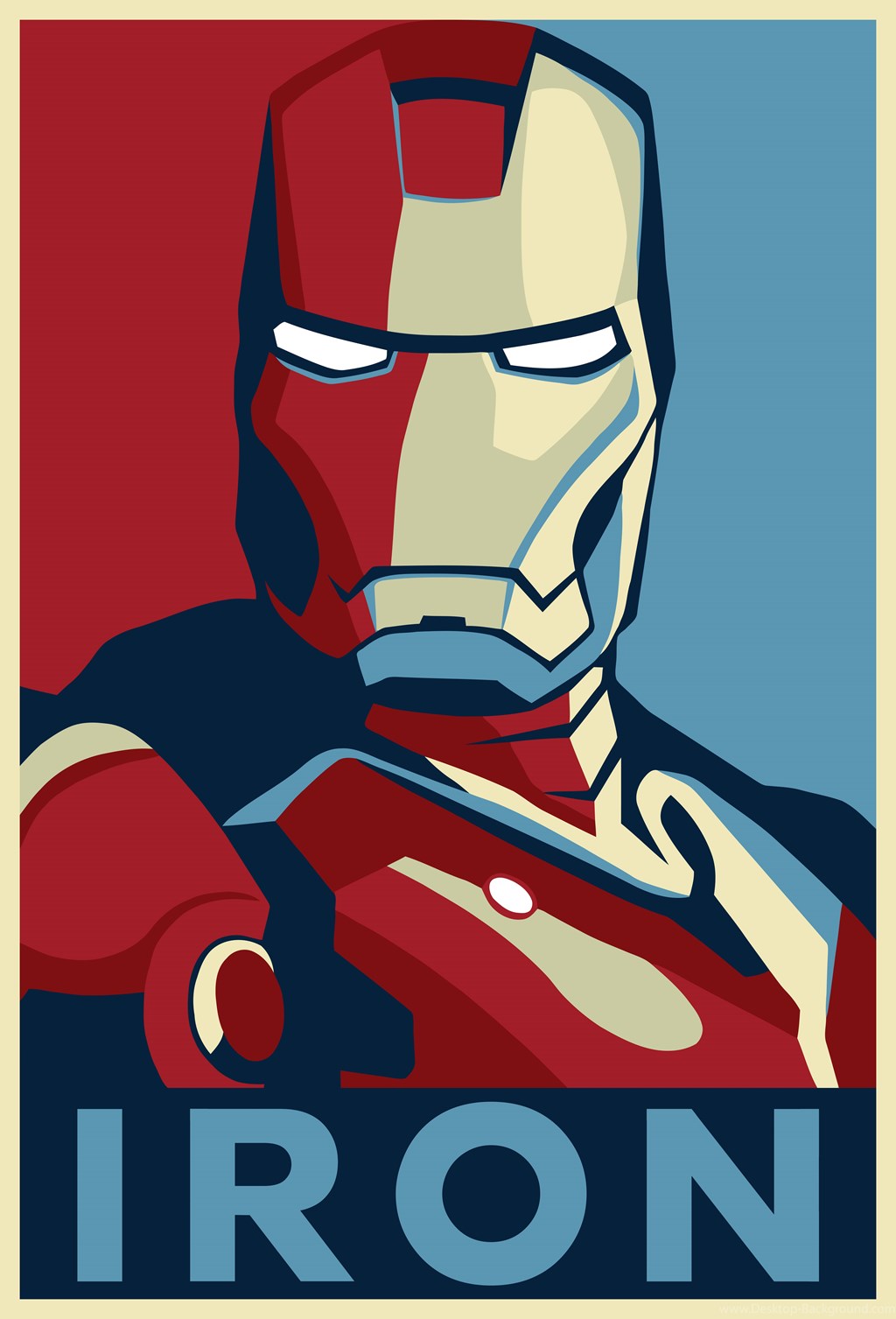 Vintage Marvel Iron Man Poster , HD Wallpaper & Backgrounds