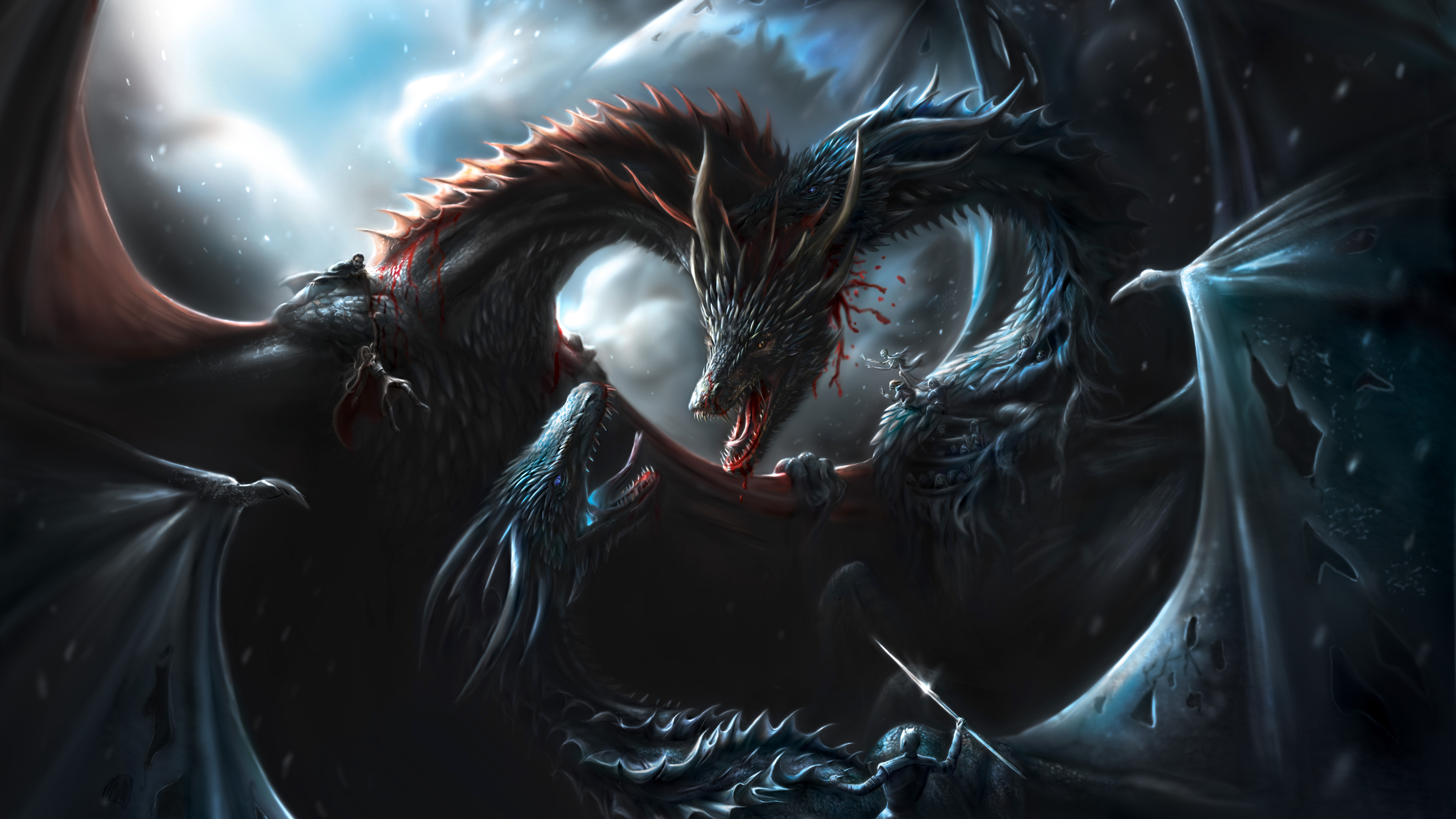 Game Of Thrones Season 8 Drogon , HD Wallpaper & Backgrounds