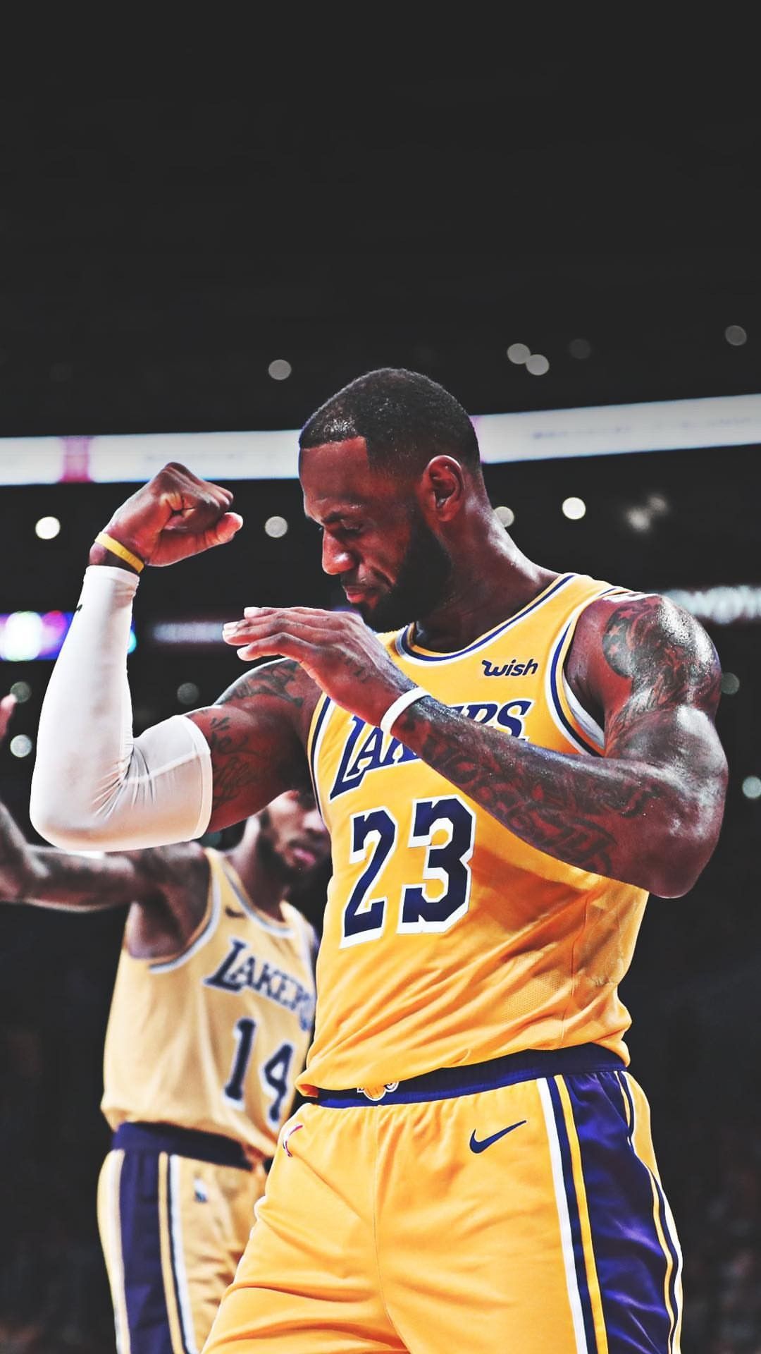 Lebron James Iphone Wallpaper Lakers , HD Wallpaper & Backgrounds