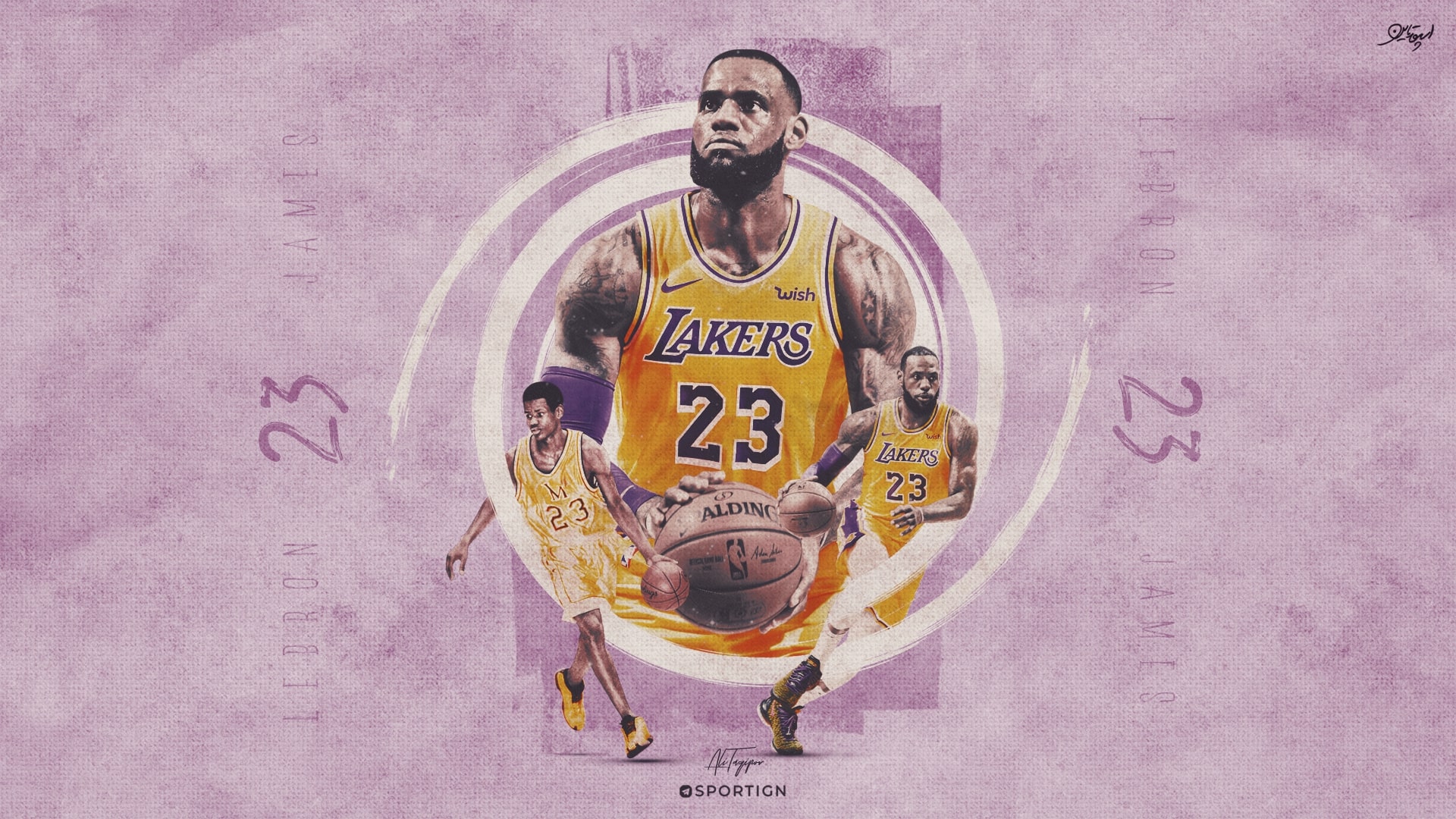 Lebron James Desktop Wallpaper Lakers , HD Wallpaper & Backgrounds