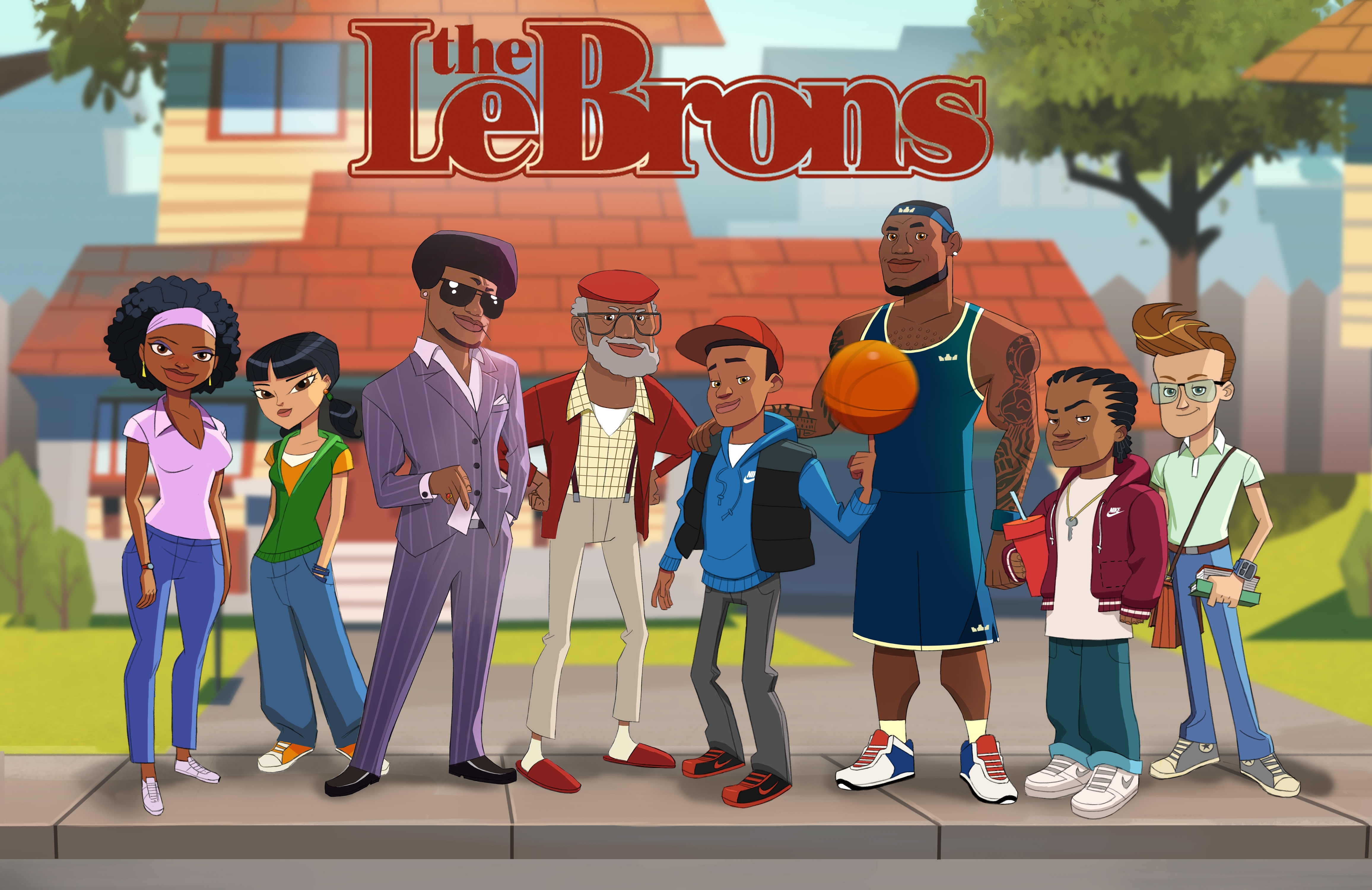 Lebron Cartoon Show , HD Wallpaper & Backgrounds