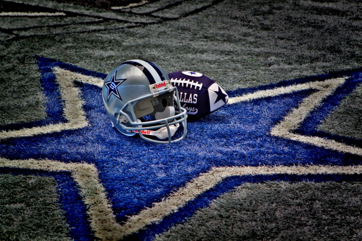 Dallas Cowboys Helmet Field , HD Wallpaper & Backgrounds