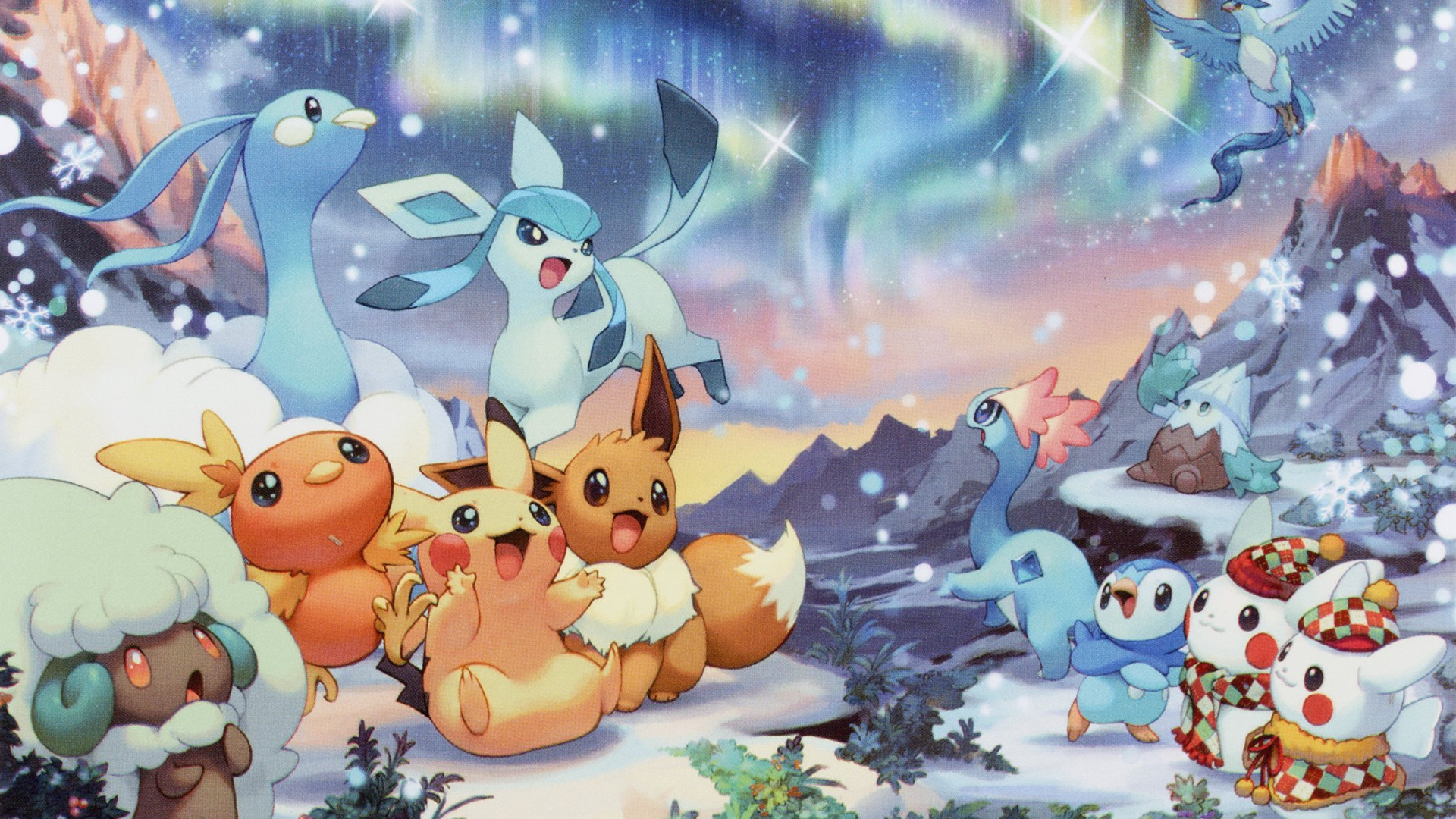 Christmas Pokemon , HD Wallpaper & Backgrounds