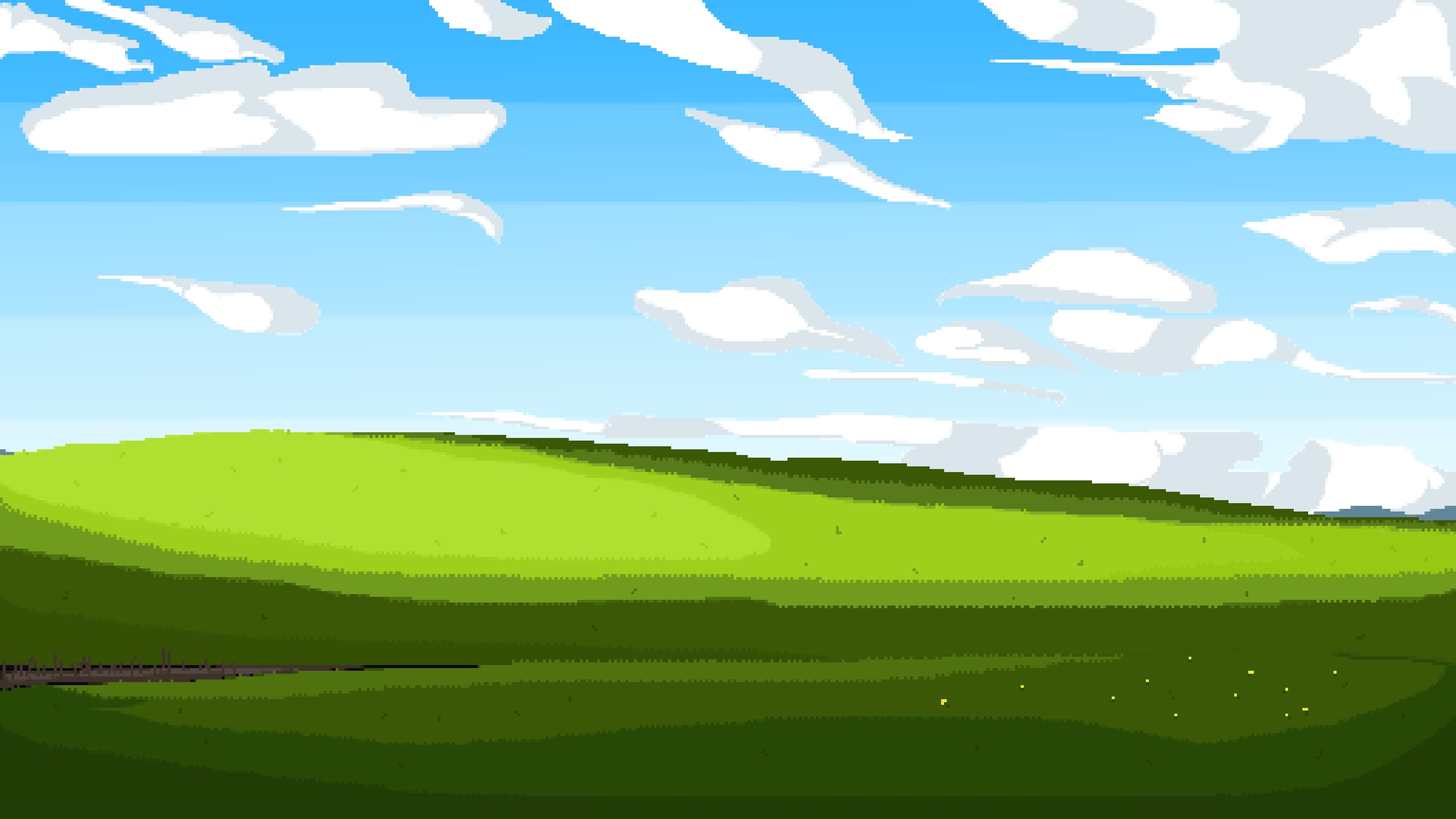 Windows Xp Wallpaper Pixel Art , HD Wallpaper & Backgrounds