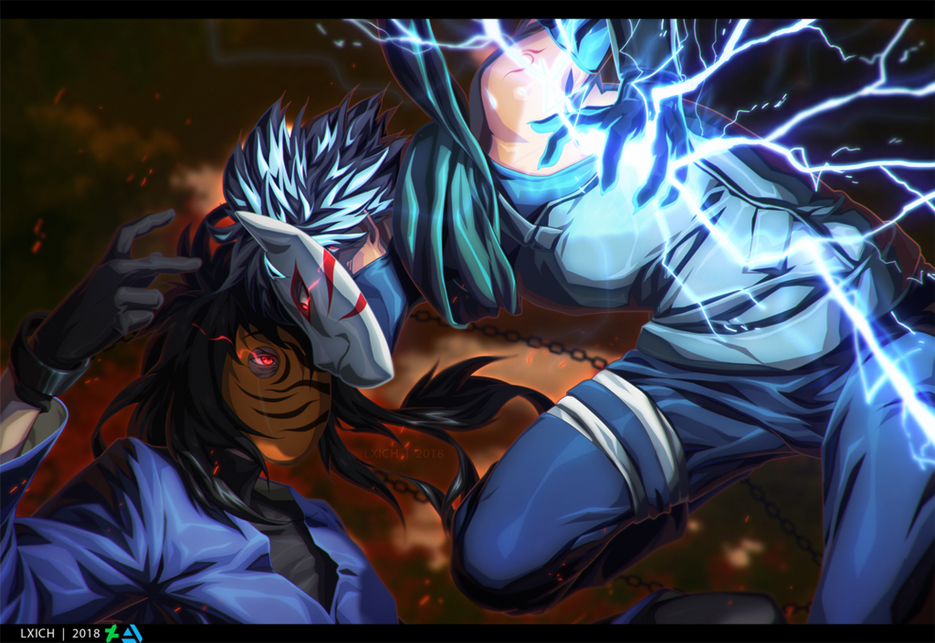 Obito And Kakashi Wallpaper Hd 2265825 Hd Wallpaper