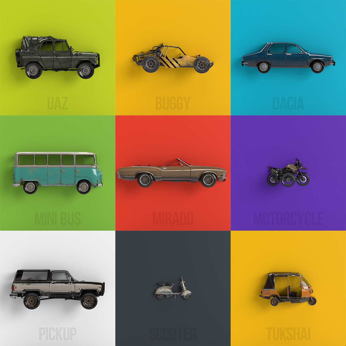 Pubg All Vehicles Name , HD Wallpaper & Backgrounds