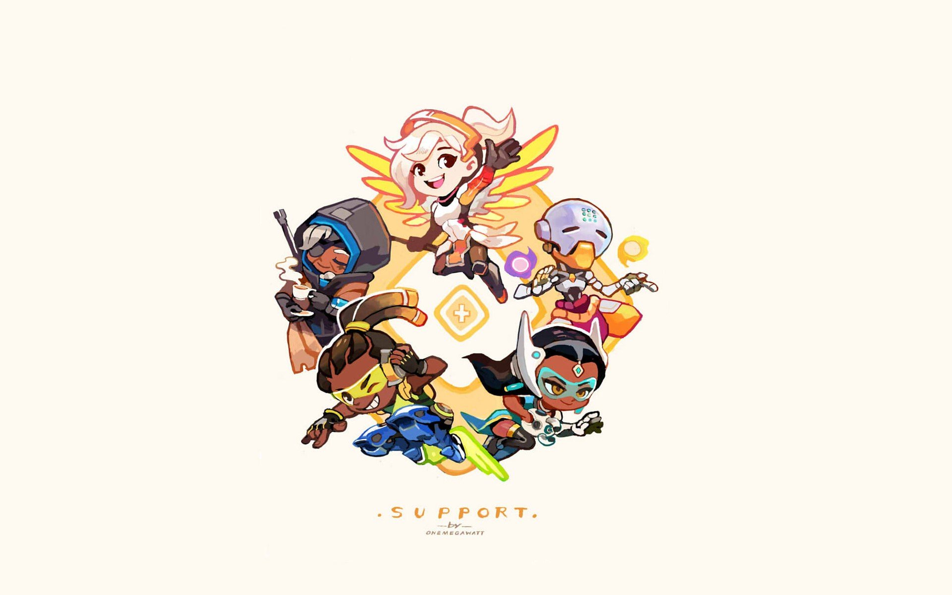 Overwatch Support , HD Wallpaper & Backgrounds