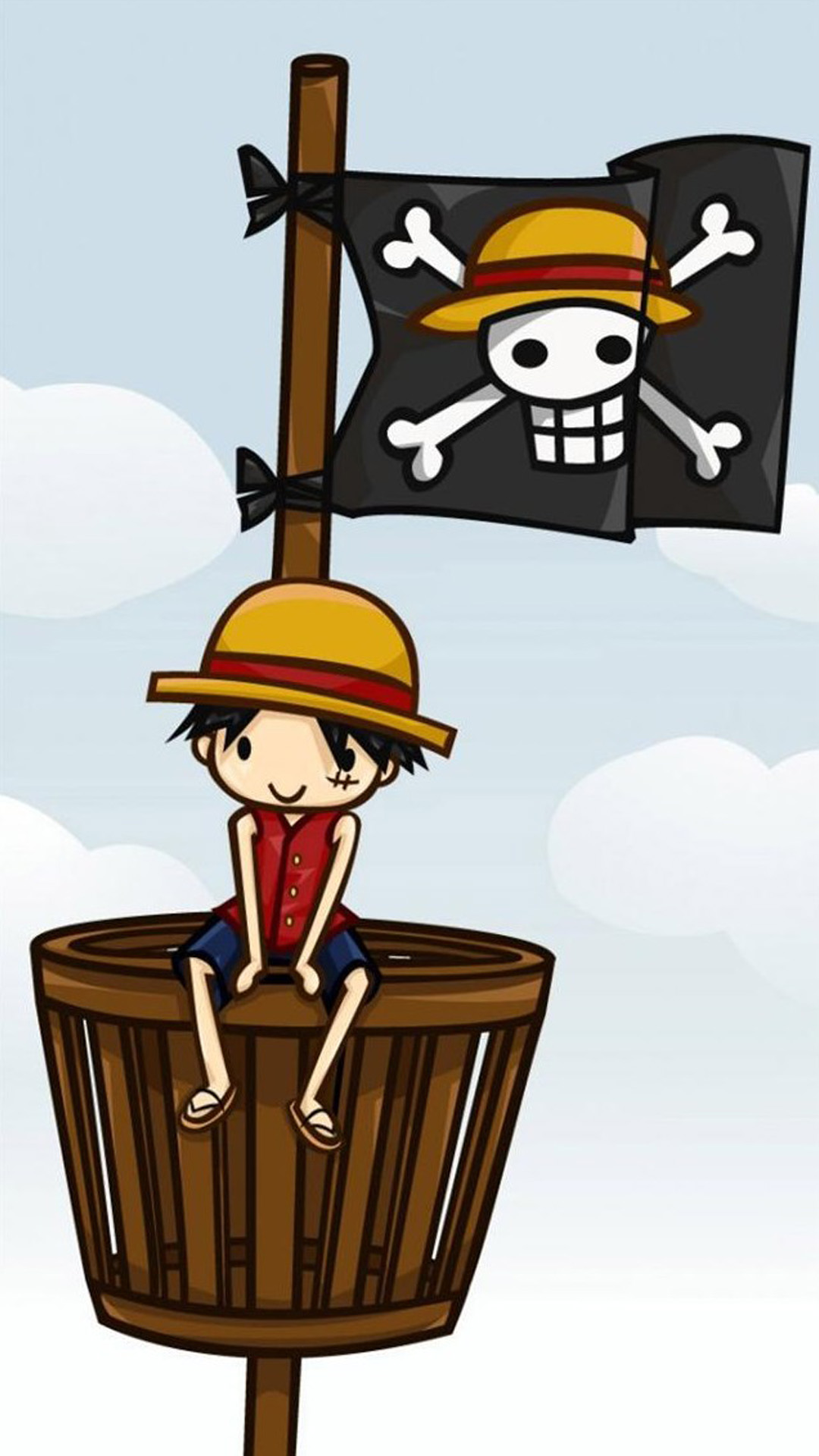 Cute Luffy One Piece , HD Wallpaper & Backgrounds