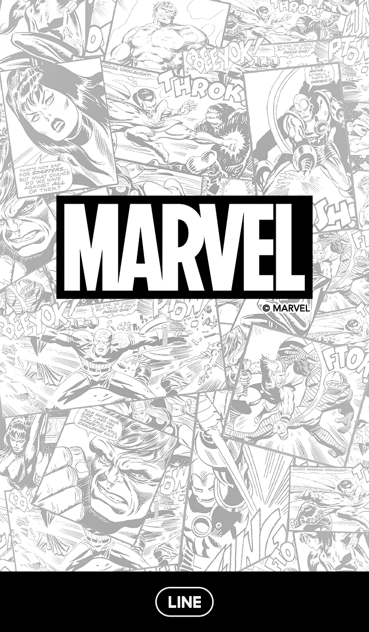 Marvel Comic Black And White , HD Wallpaper & Backgrounds