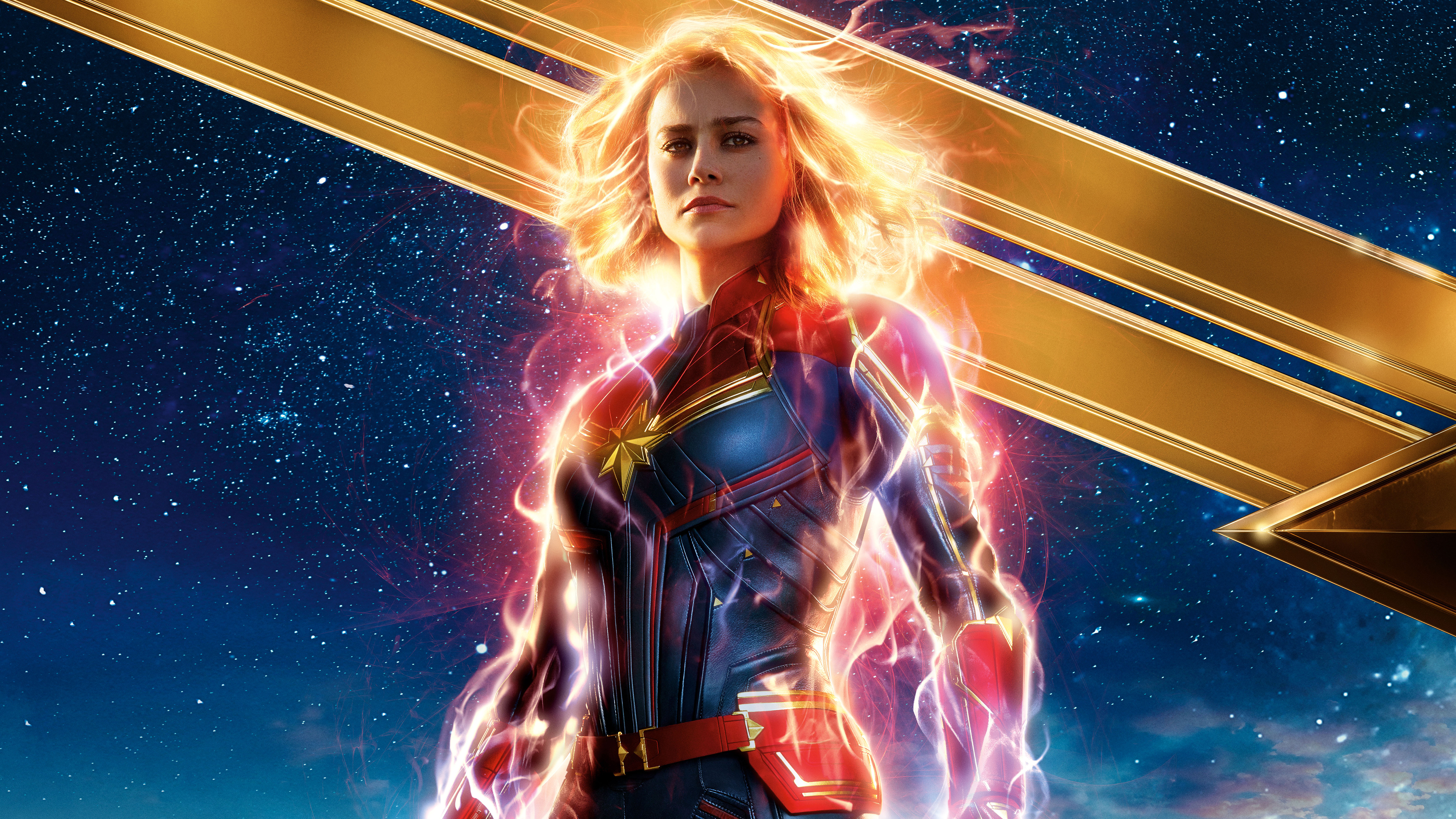 Brie Larson Captain Marvel Wallpaper Hd , HD Wallpaper & Backgrounds