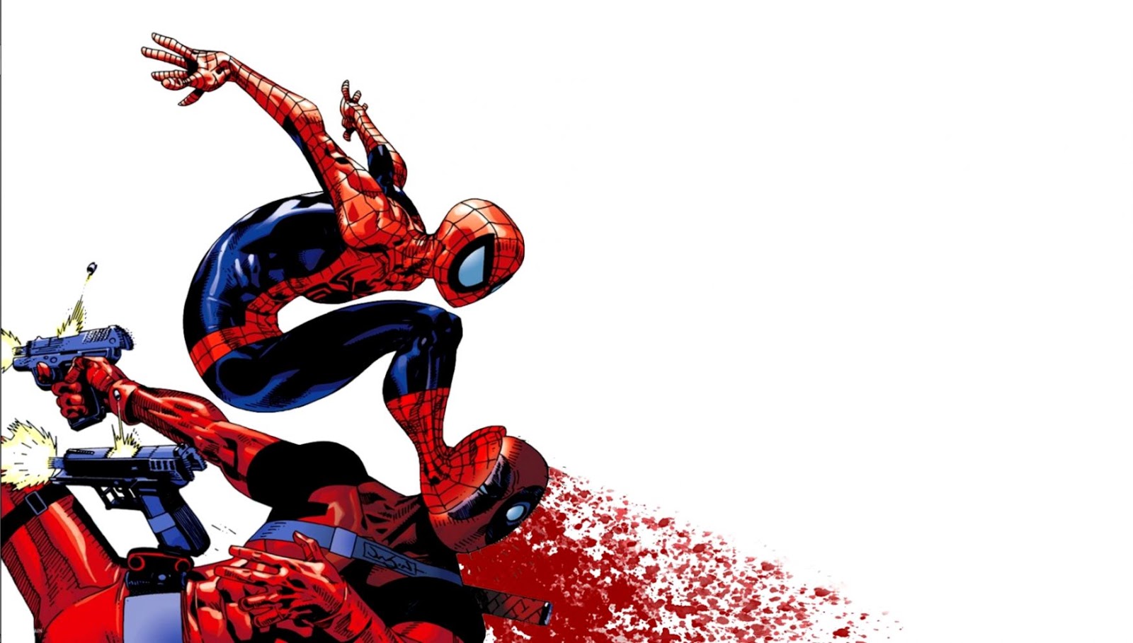 Deadpool And Spiderman Wallpaper Pc , HD Wallpaper & Backgrounds