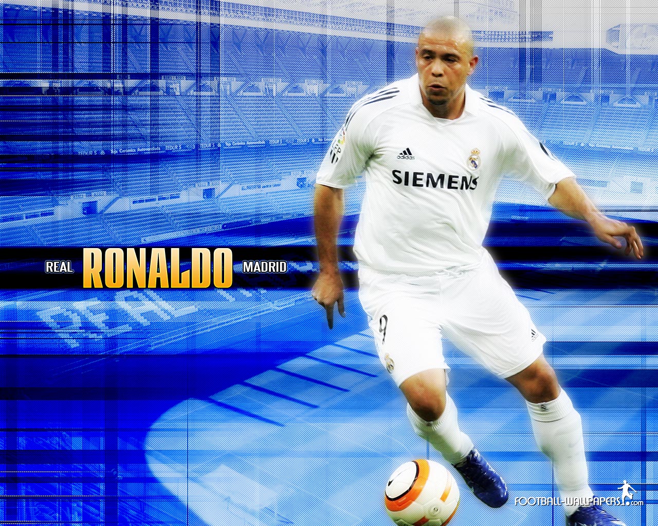 Ronaldo Nazario Real Madrid , HD Wallpaper & Backgrounds
