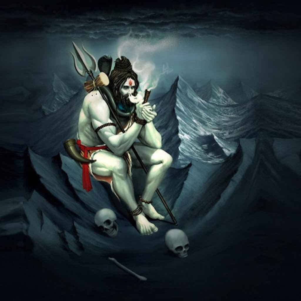 Lord Shiva Smoking Chillum , HD Wallpaper & Backgrounds