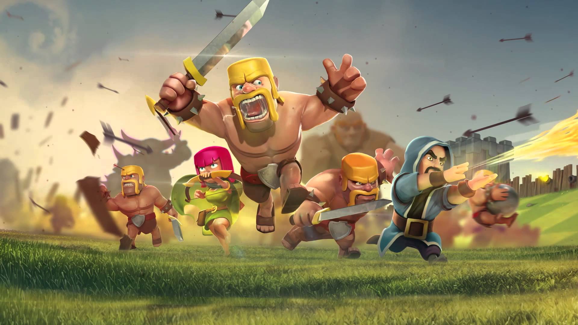 Clash Of Clans Background , HD Wallpaper & Backgrounds