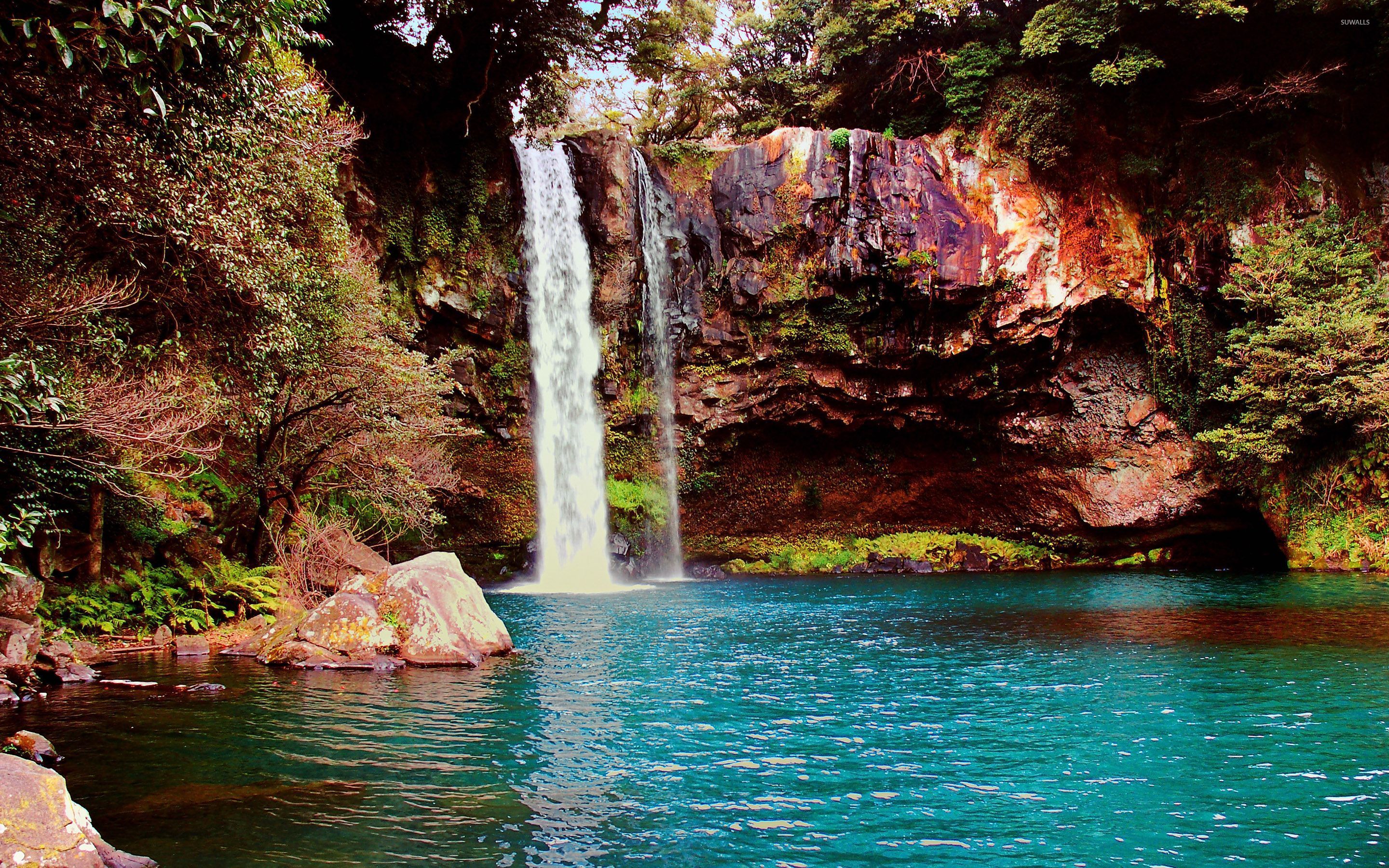 Waterfall South Korea , HD Wallpaper & Backgrounds