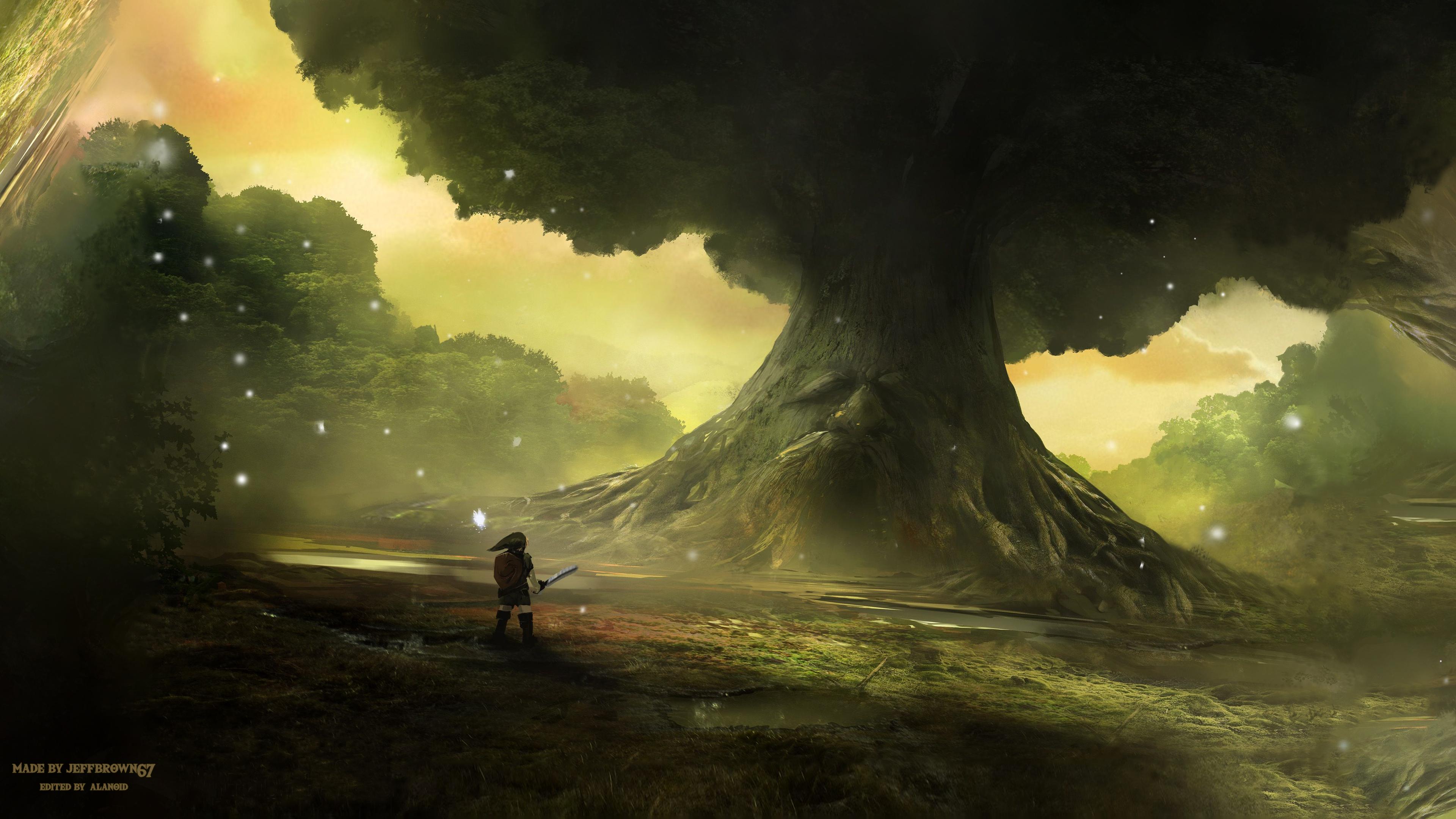 Zelda Ocarina Of Time Art , HD Wallpaper & Backgrounds