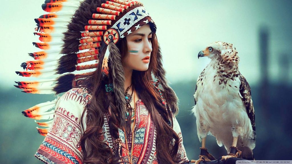 Native American Girl , HD Wallpaper & Backgrounds