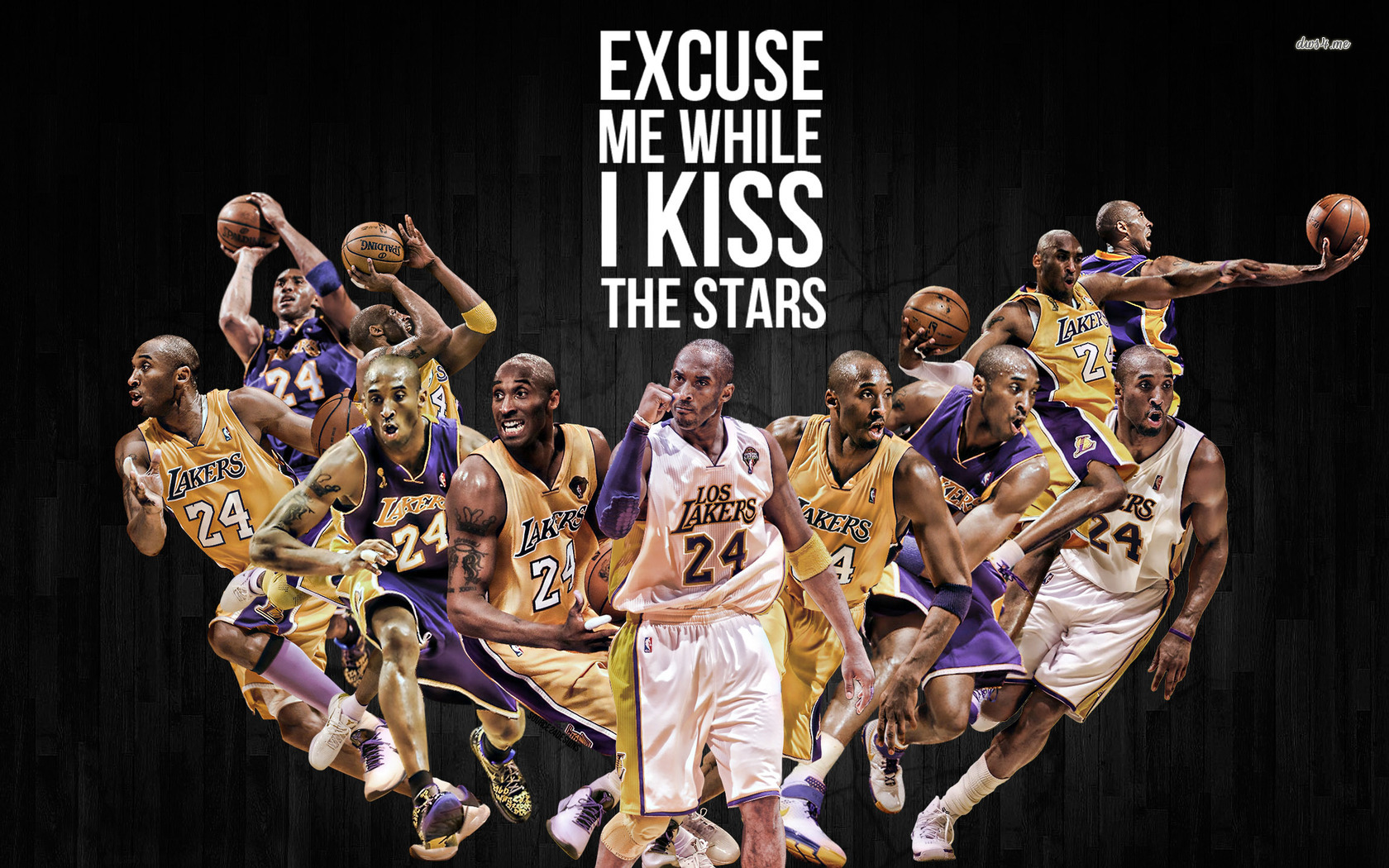 Excuse Me While I Kiss The Stars Kobe Bryant , HD Wallpaper & Backgrounds