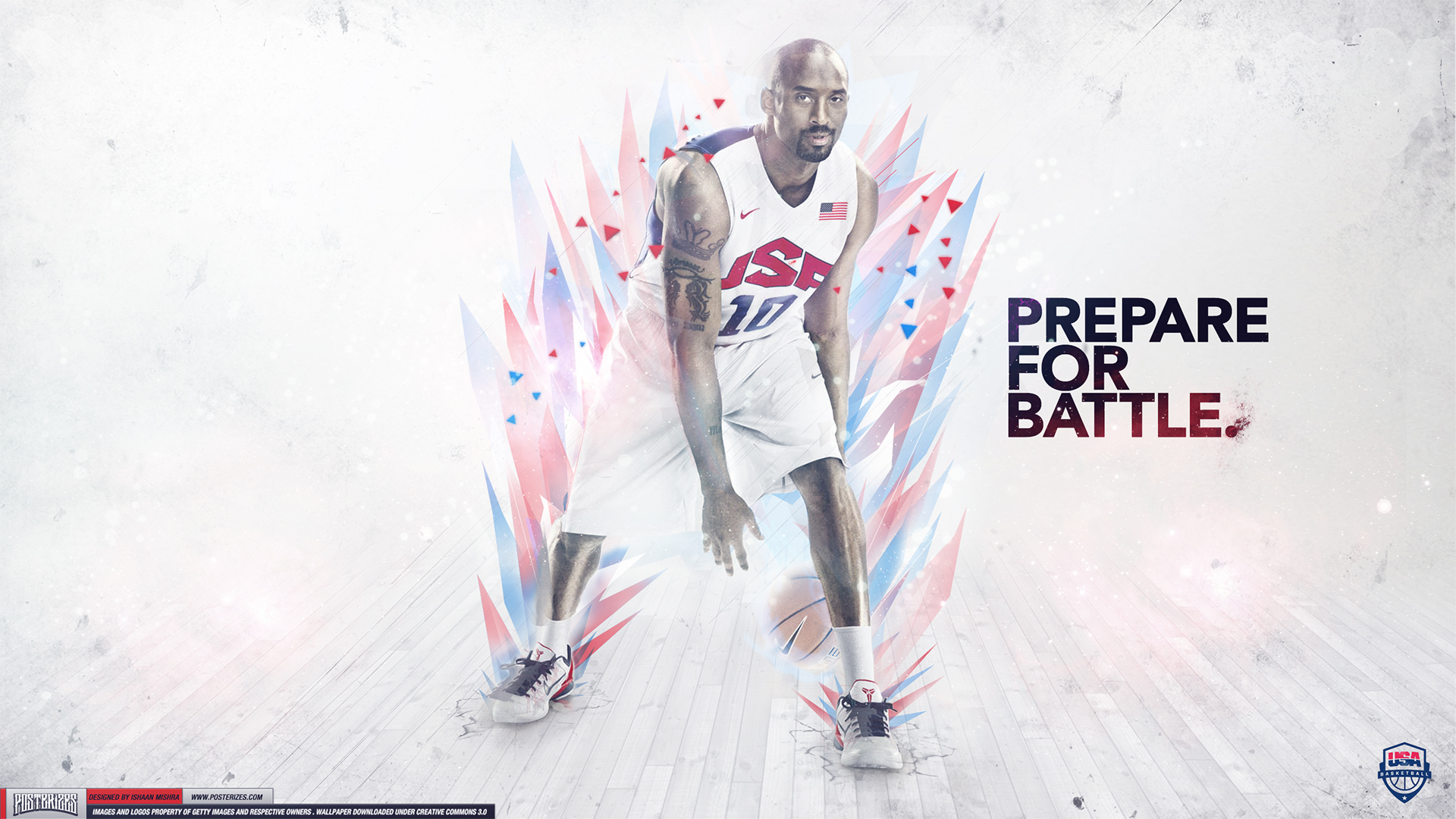 Kobe Bryant Usa , HD Wallpaper & Backgrounds
