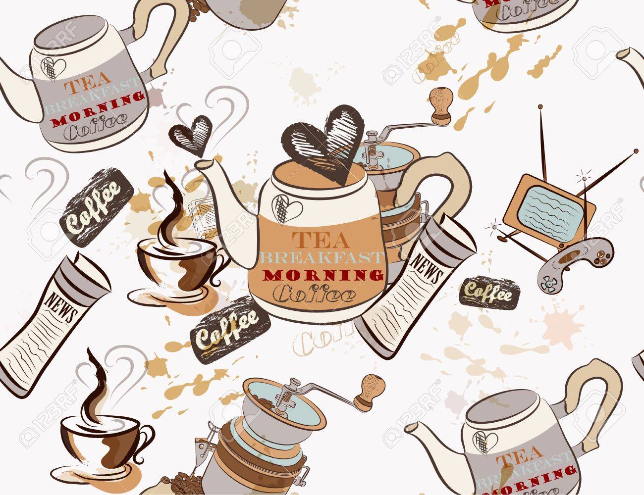 Coffee Theme , HD Wallpaper & Backgrounds