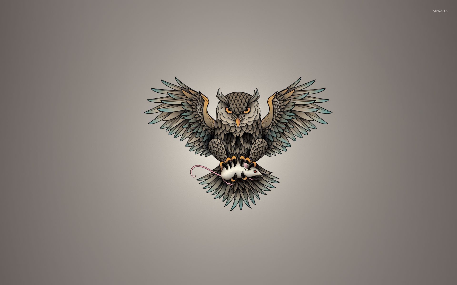 Owl Art , HD Wallpaper & Backgrounds