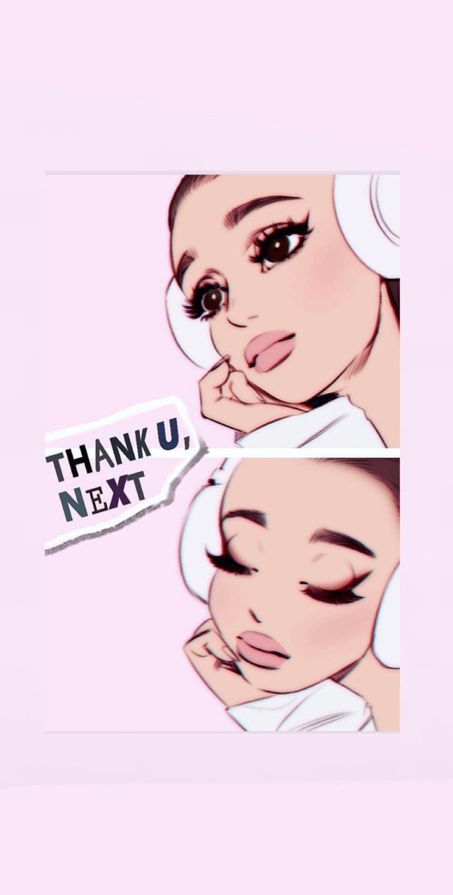 Ariana Grande Thank U Next Cartoon , HD Wallpaper & Backgrounds