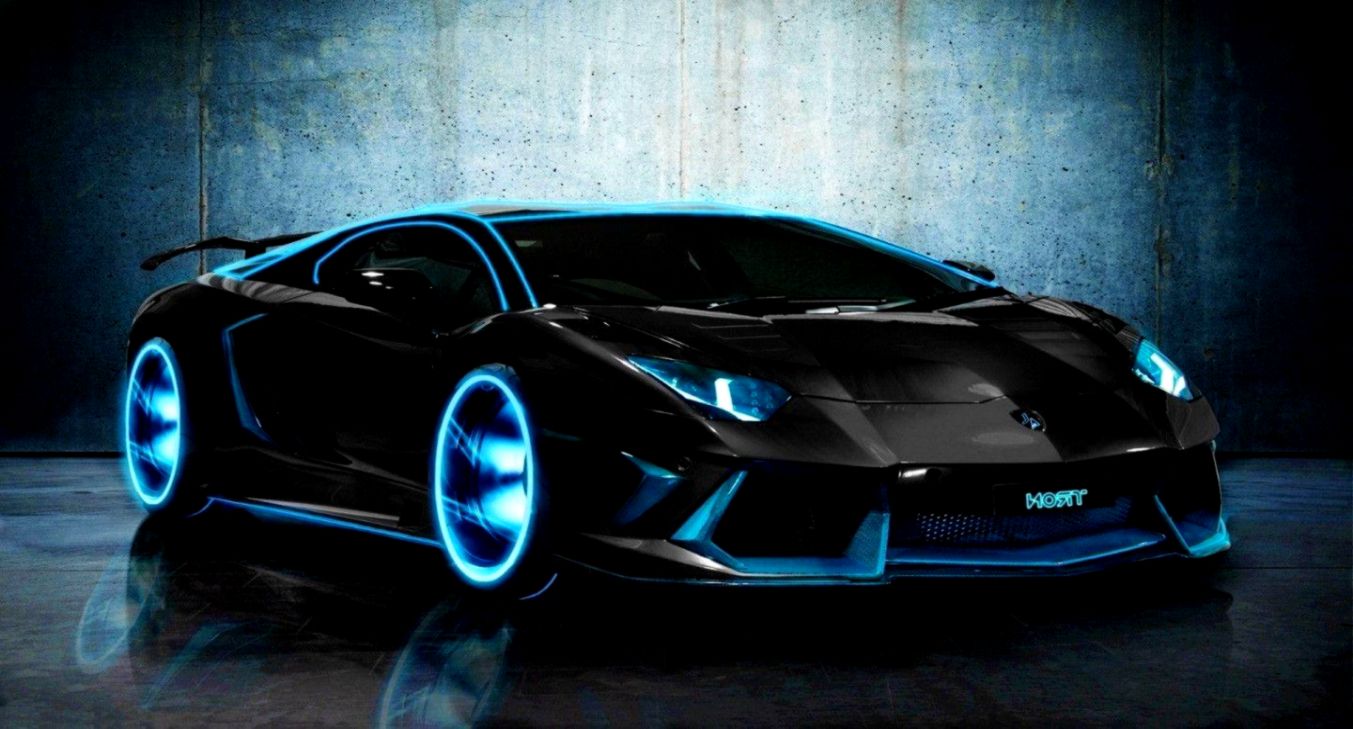 Blue Lamborghini , HD Wallpaper & Backgrounds
