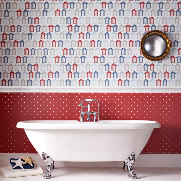 Tile Wallpaper Bathroom , HD Wallpaper & Backgrounds