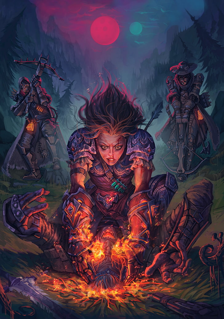 Warrior Fantasy Art Female Knight , HD Wallpaper & Backgrounds