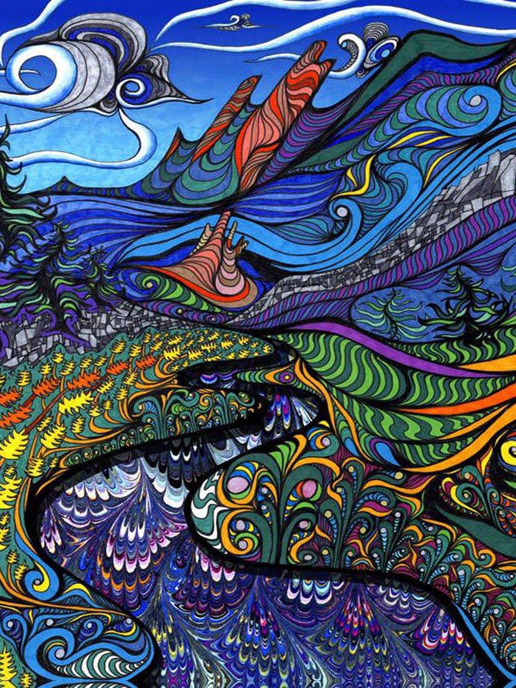 Psychedelic Art , HD Wallpaper & Backgrounds