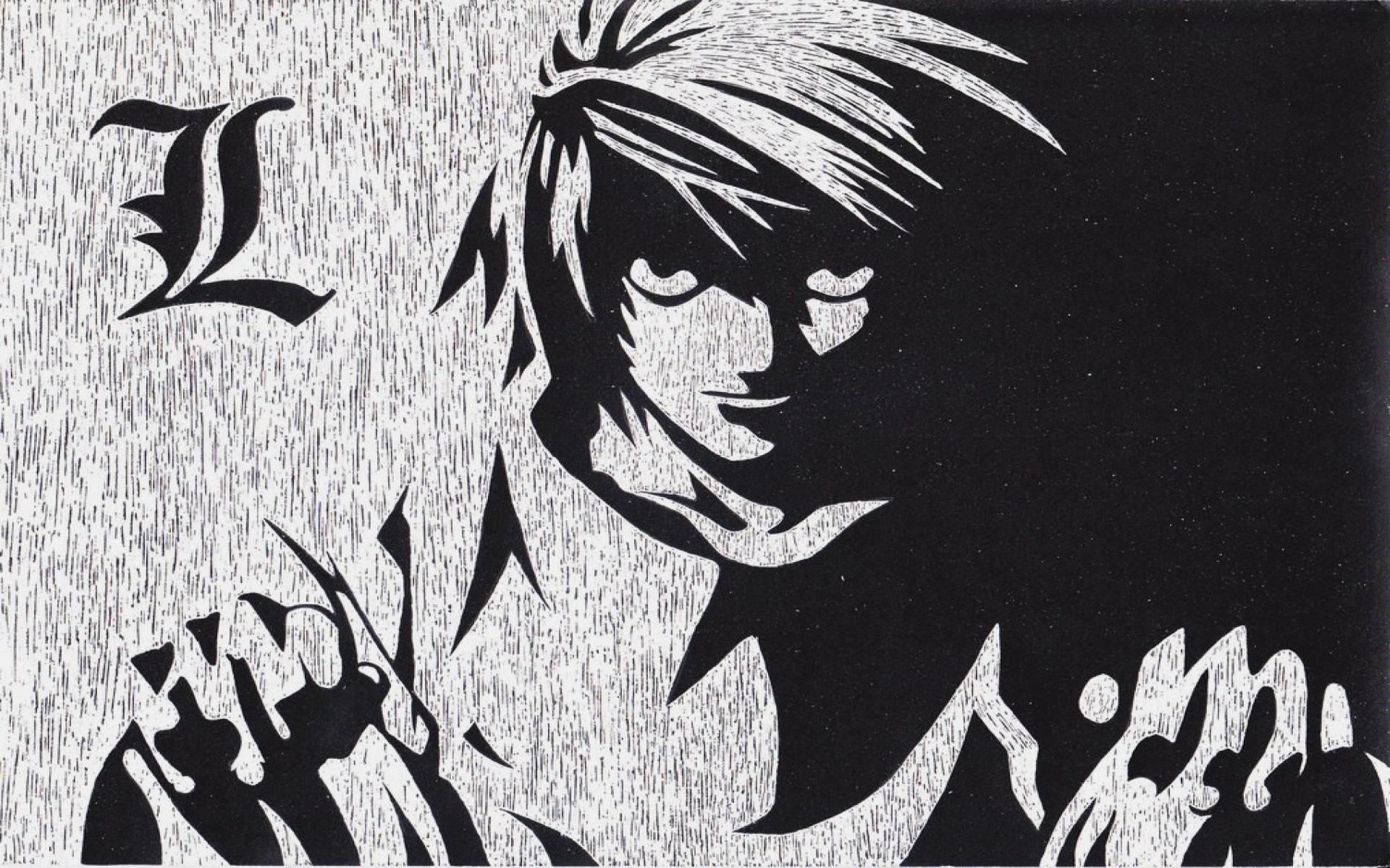 Cool Death Note L , HD Wallpaper & Backgrounds