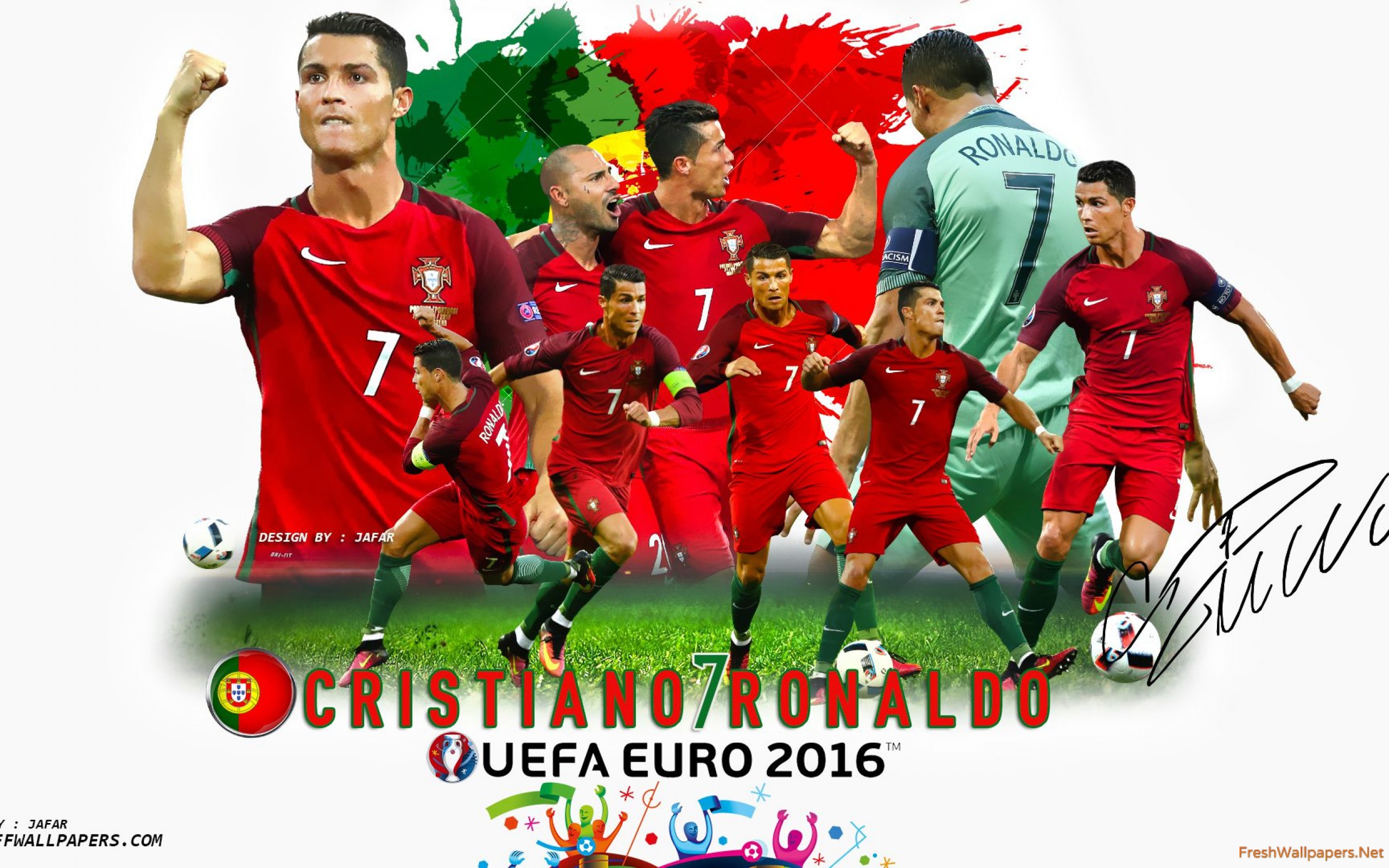 Cristiano Ronaldo Portugal Wallpaper 2016 , HD Wallpaper & Backgrounds