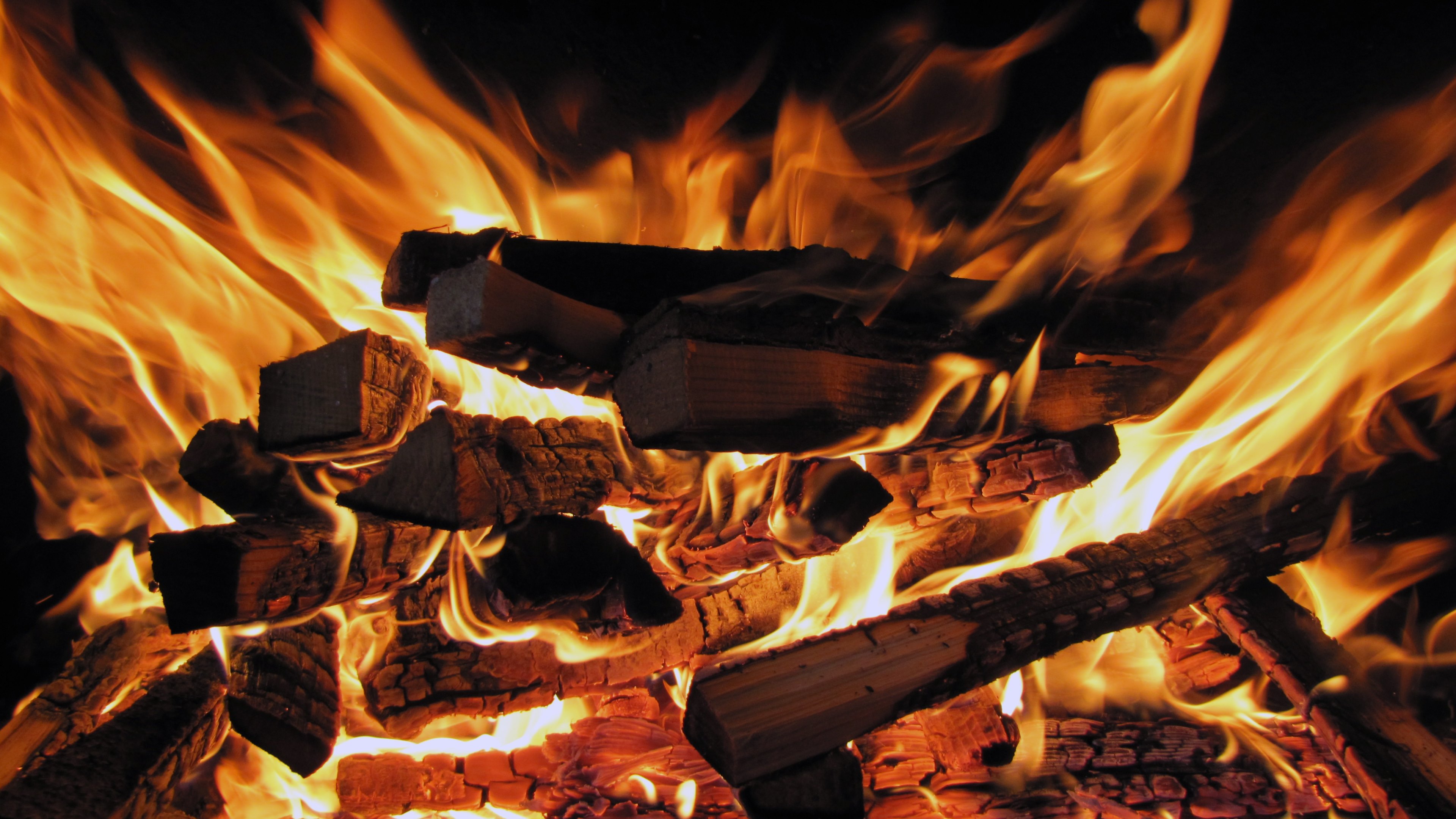 Fireplace Wallpaper 4k , HD Wallpaper & Backgrounds