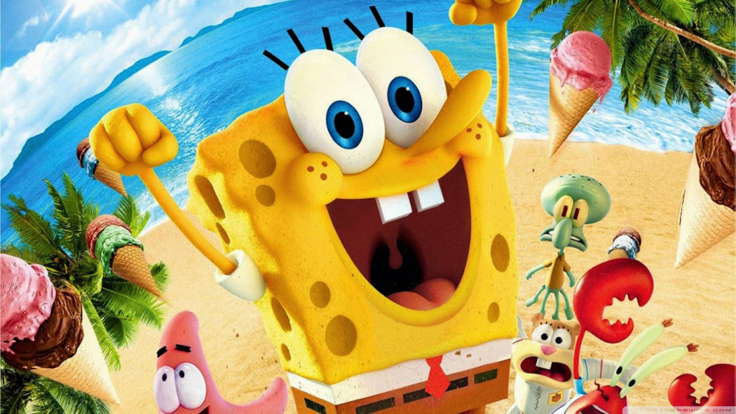 Spongebob Wallpaper Hd , HD Wallpaper & Backgrounds
